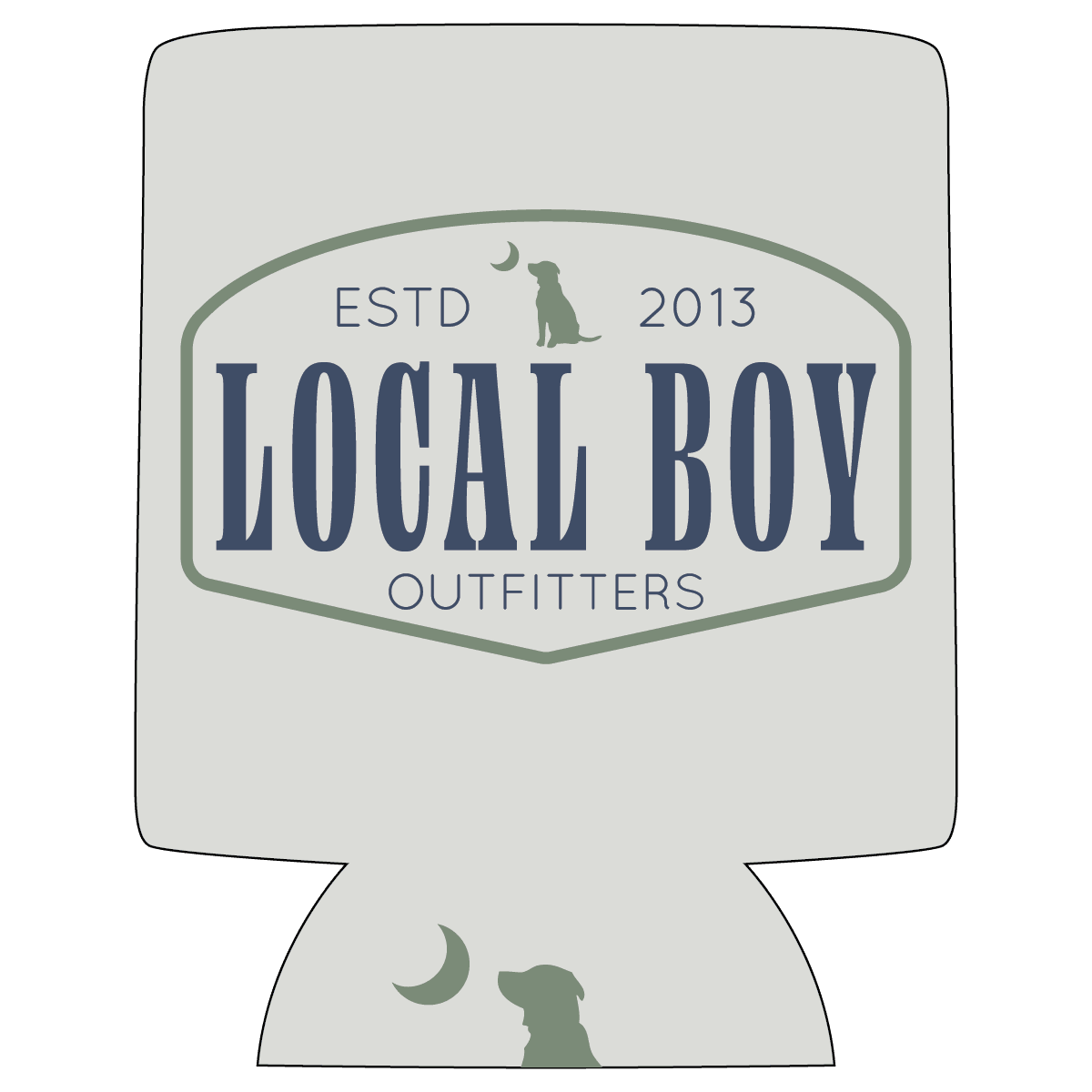 Local Boy Koozie - Homegrown Badge - Mercantile213