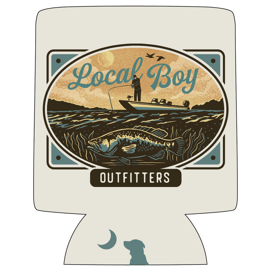 Local Boy Koozie - Jon Boat - Mercantile213