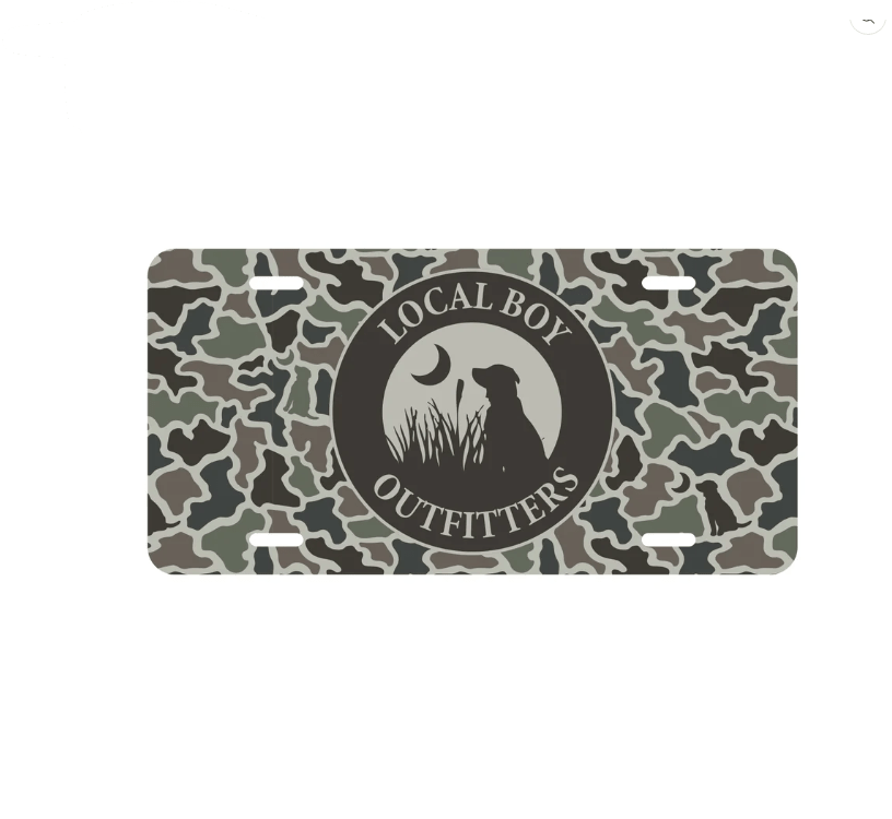 Local Boy License Plate- LCFR - Mercantile213