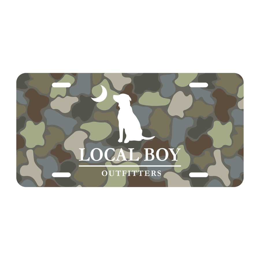 Local Boy License Plate - Mountain Camo - Mercantile213
