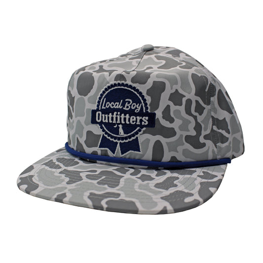 Local Boy Low Profile Rope Hat - Blue Ribbon - WLCF - Mercantile213