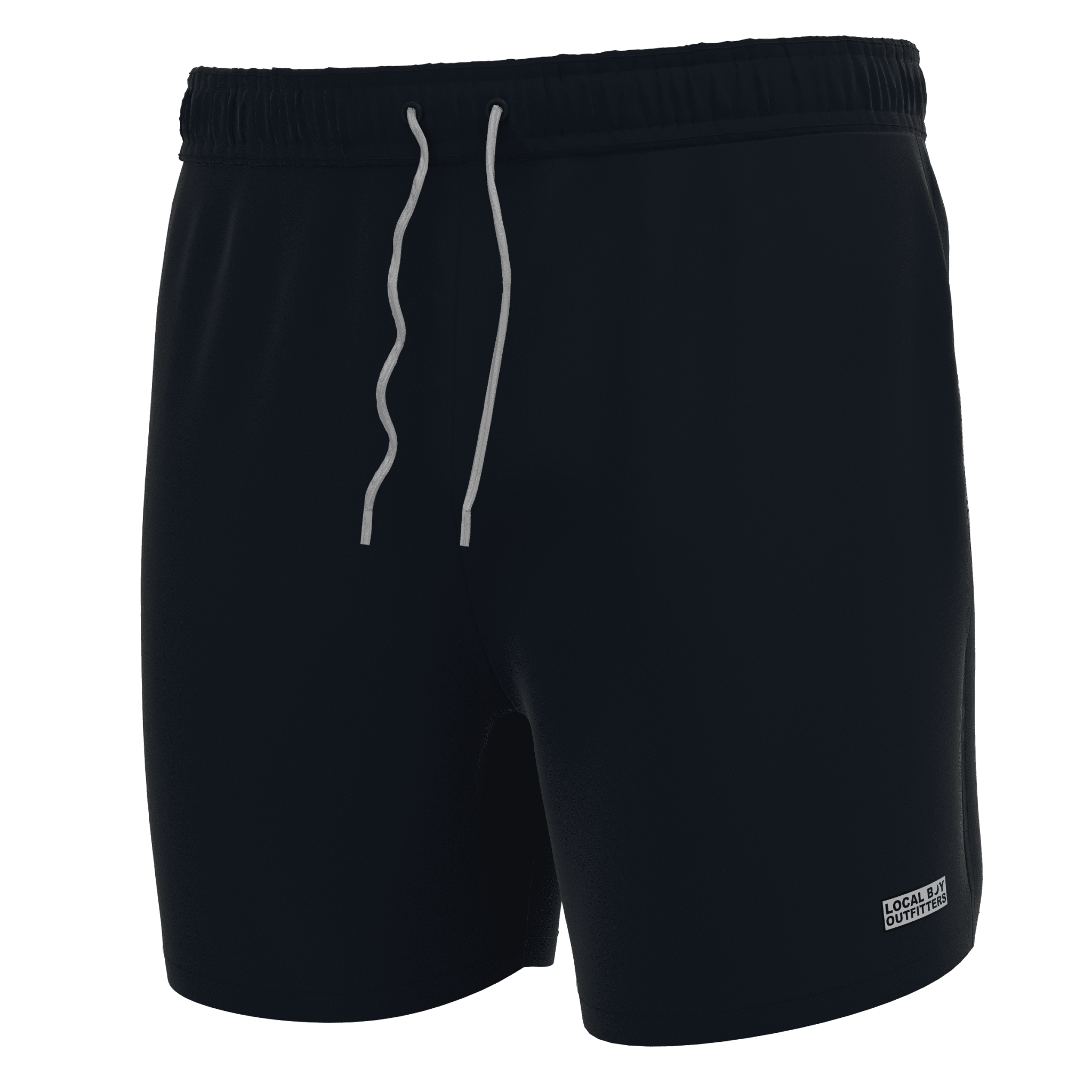 Local Boy Men's Bayview Swim Trunks - BLK - Mercantile213