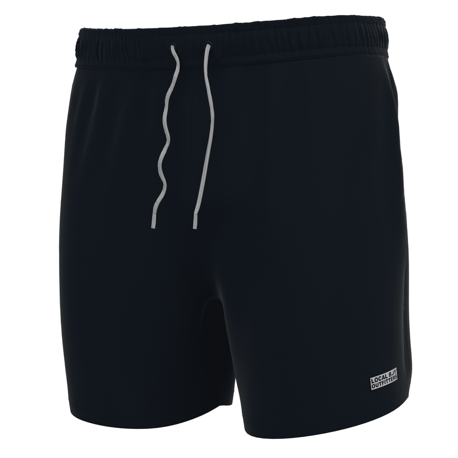 Local Boy Men's Bayview Swim Trunks - BLK - Mercantile213