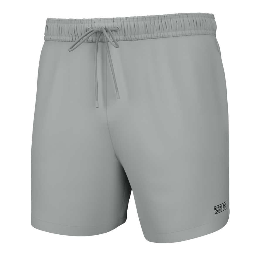 Local Boy Men's Bayview Swim Trunks - Cool Gray - Mercantile213