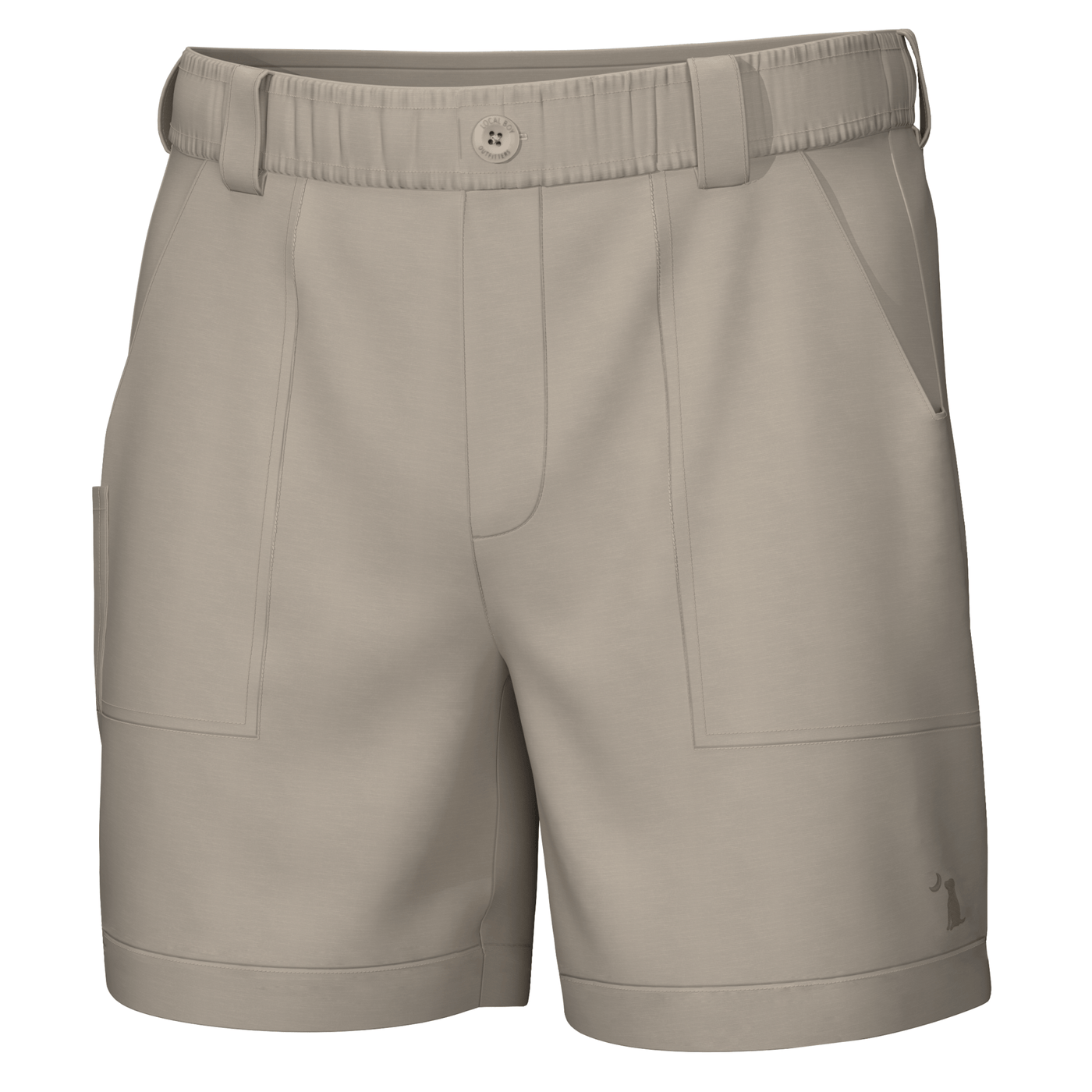 Local Boy Men's Chum Shorts - Khaki - Mercantile213