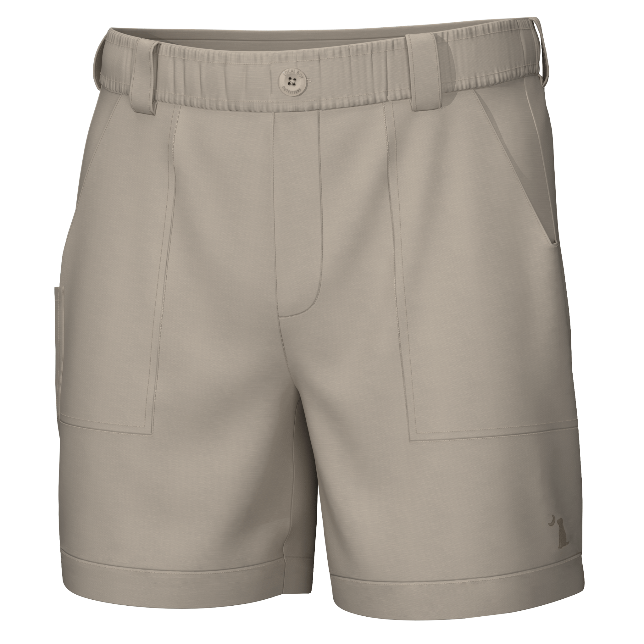 Local Boy Men's Chum Shorts - Khaki - Mercantile213
