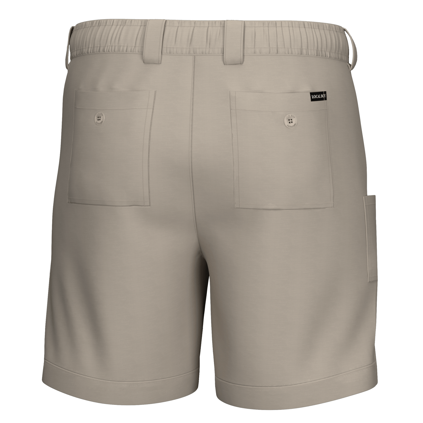 Local Boy Men's Chum Shorts - Khaki - Mercantile213