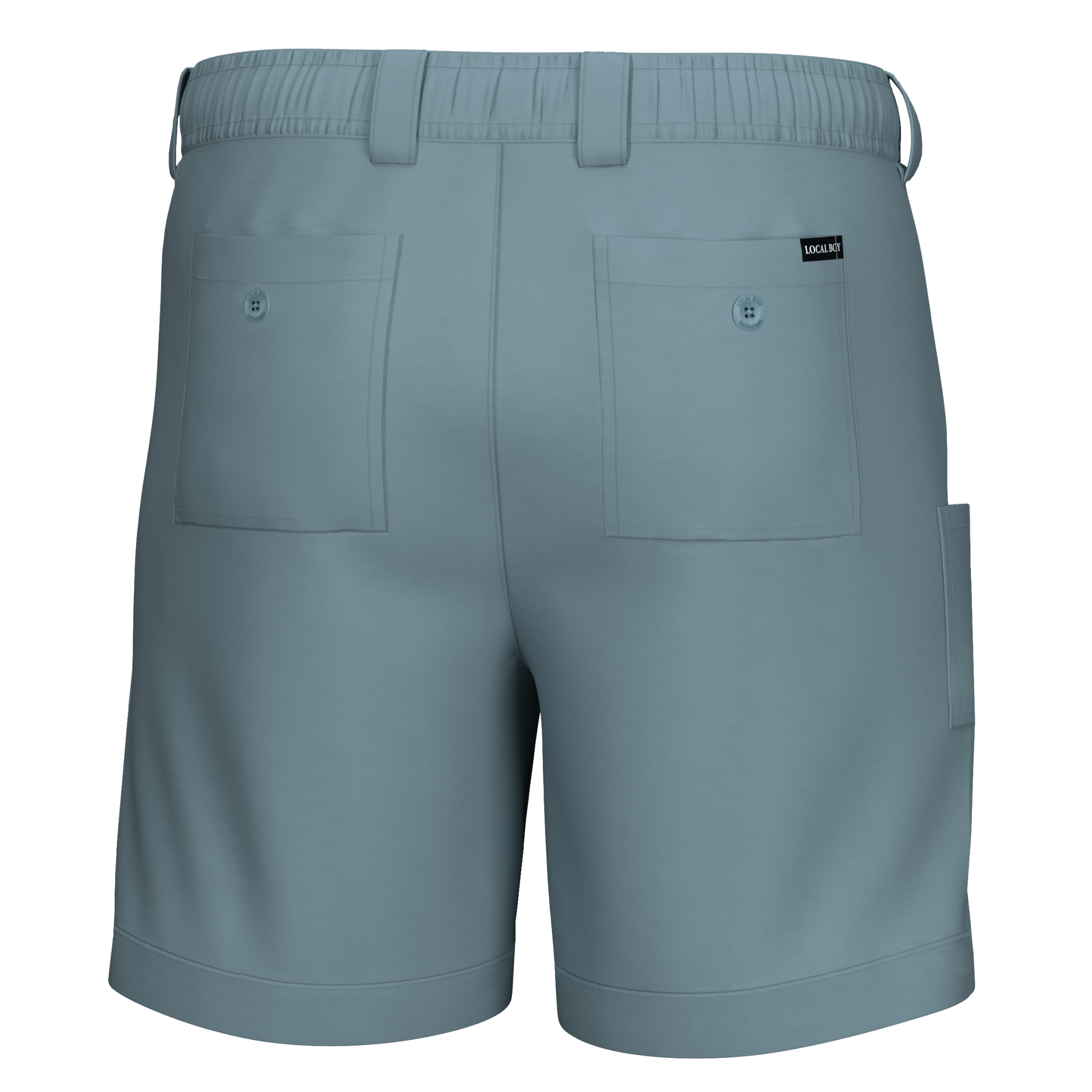 Local Boy Men's Chum Shorts - Stone Blue - Mercantile213