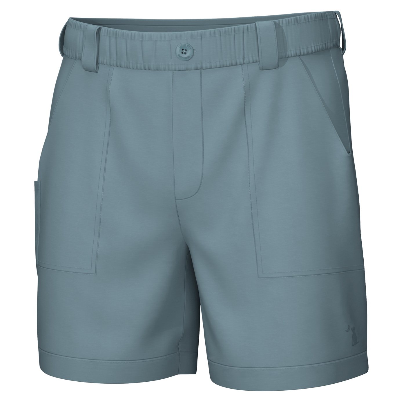 Local Boy Men's Chum Shorts - Stone Blue - Mercantile213