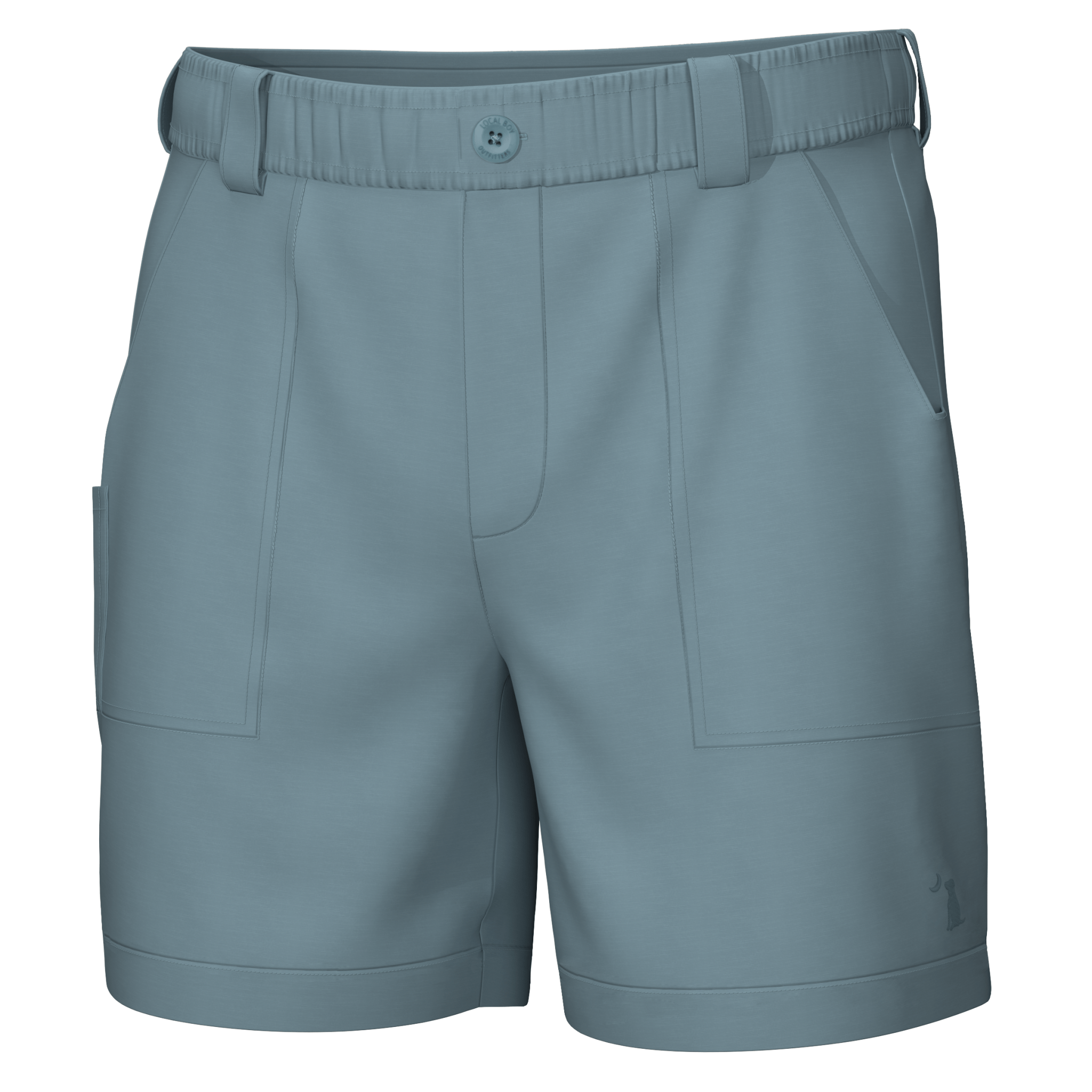 Local Boy Men's Chum Shorts - Stone Blue - Mercantile213