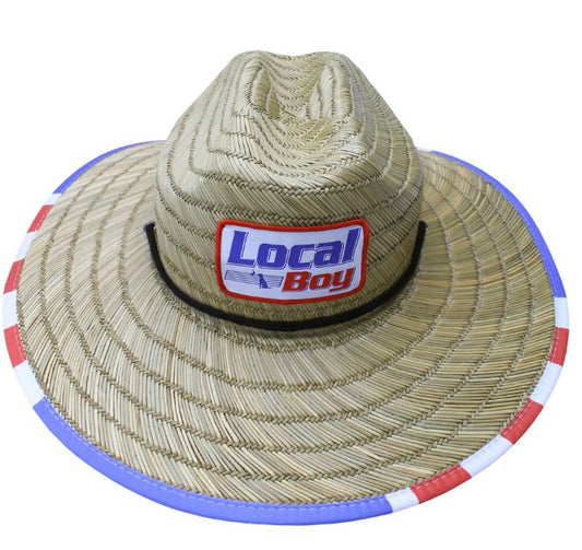 Local Boy Palm Breeze Straw Hat - NRWB - Mercantile213
