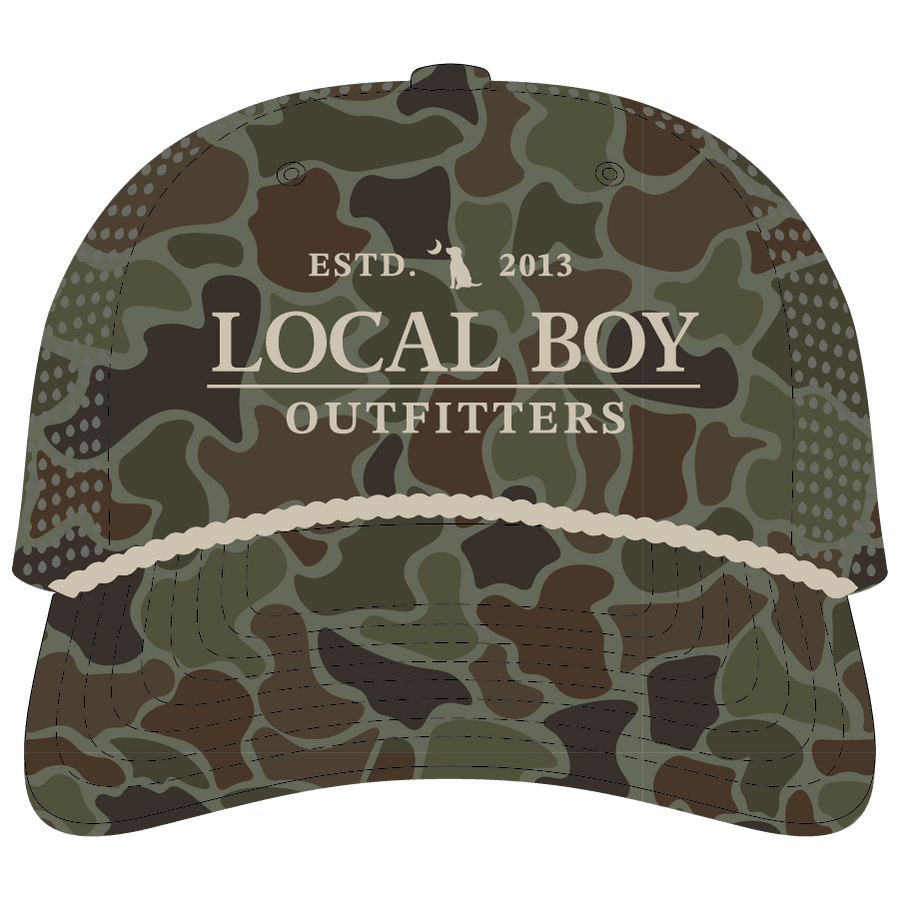 Local Boy Perforated Rope Hat - Classic LBO - LCO - Mercantile213