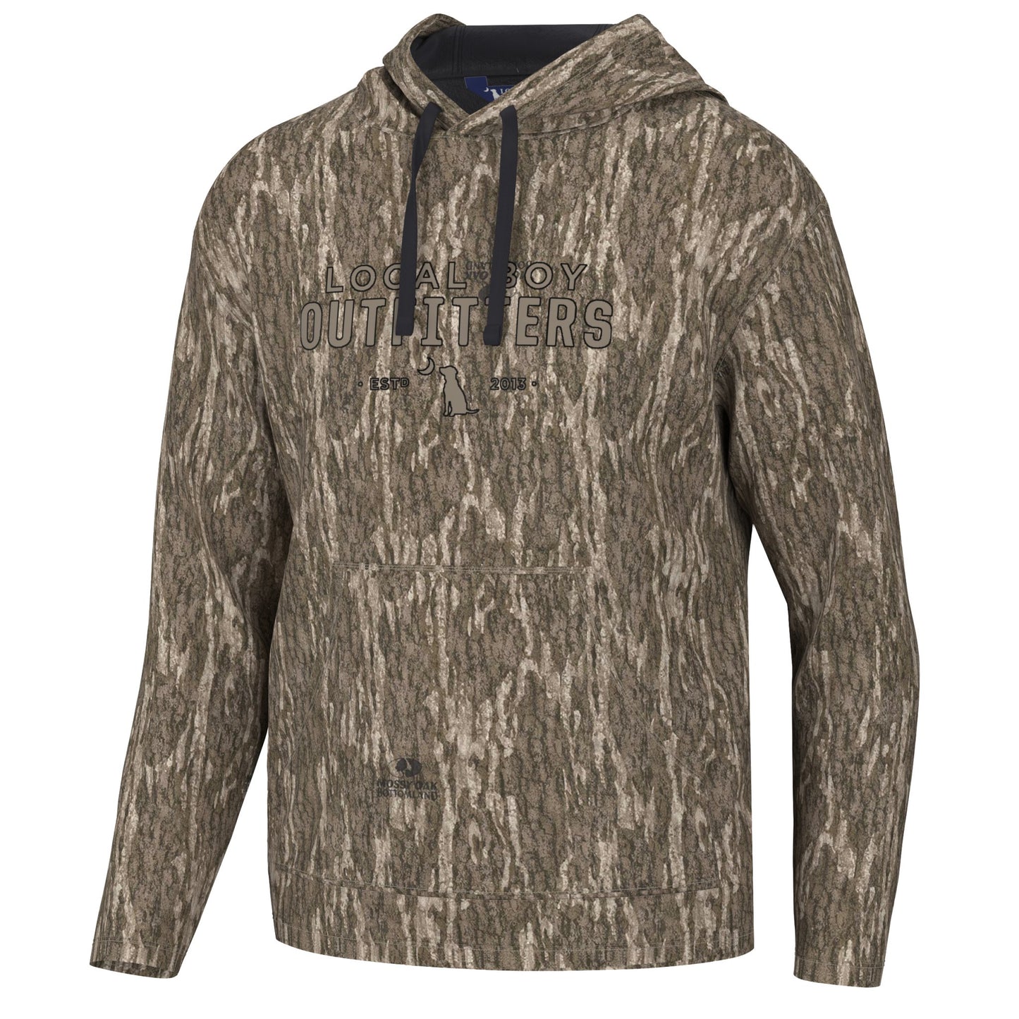 Local Boy Printed Poly Fleece Hoodie - Bottomland - Mercantile213