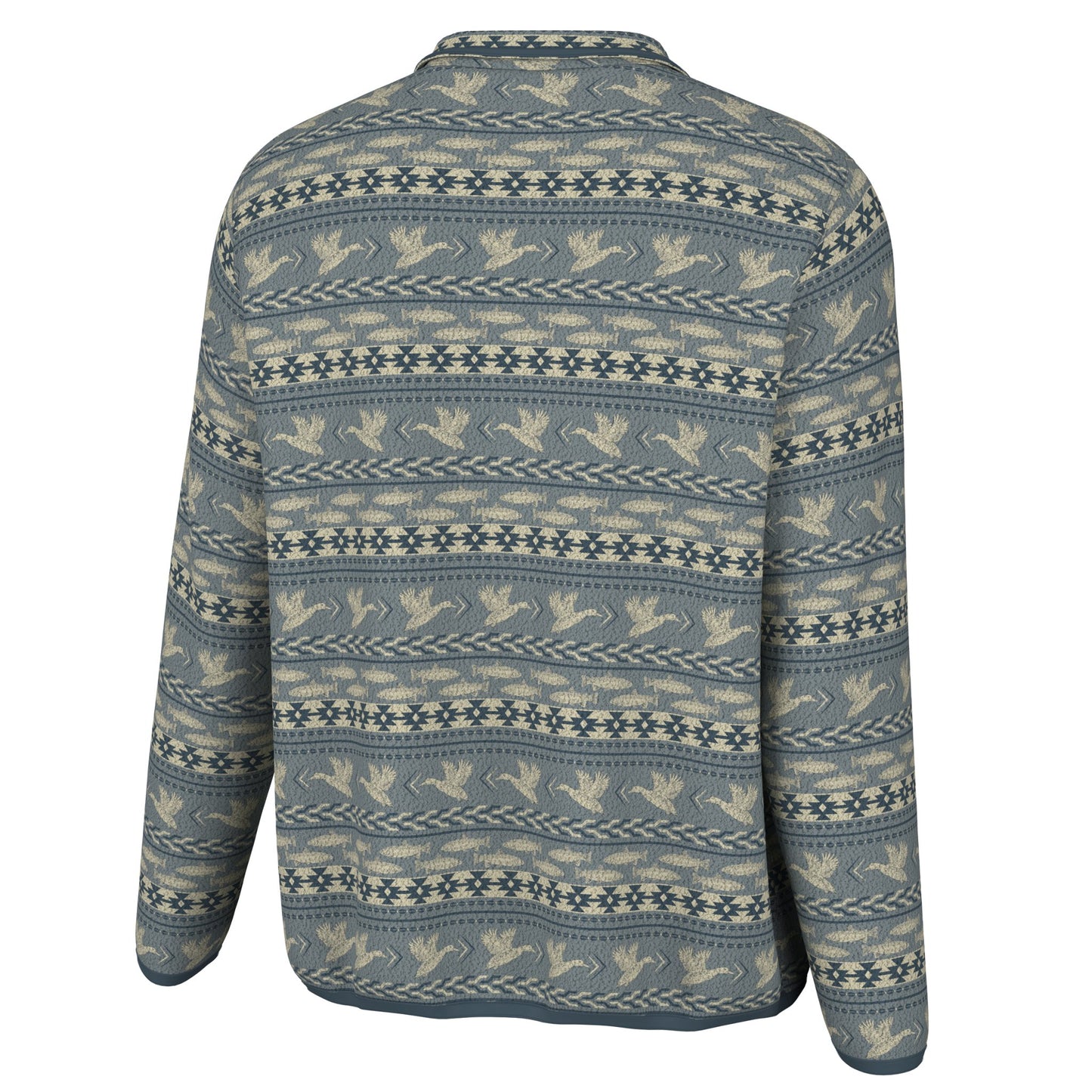 Local Boy Printed Quarter Snap Pullover - FDA - Mercantile213