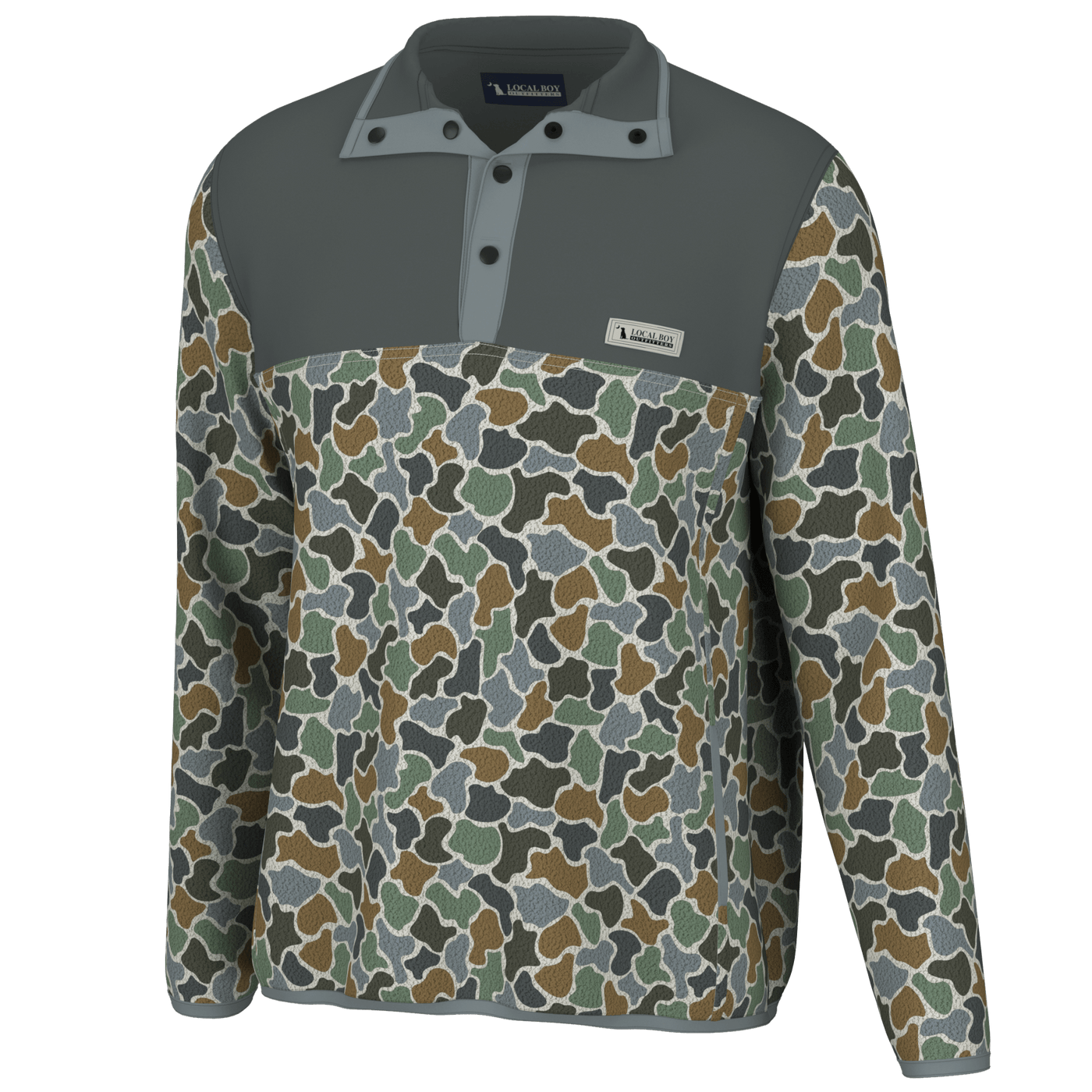 Local Boy Quarter Snap Pullover - FCBL - Mercantile213