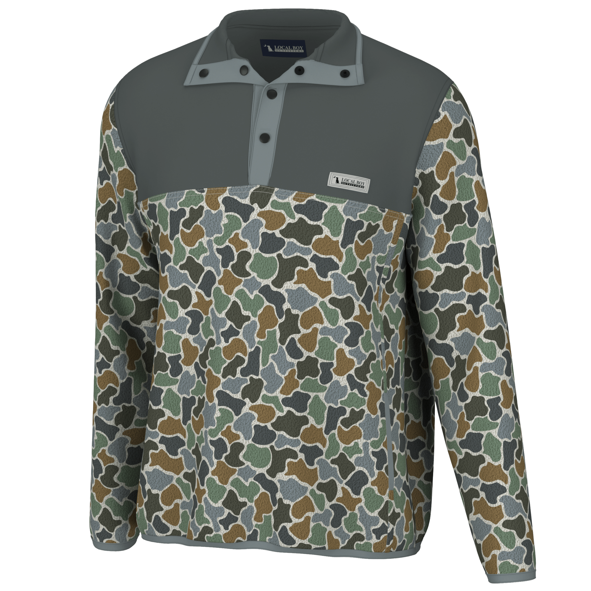 Local Boy Quarter Snap Pullover - FCBL - Mercantile213