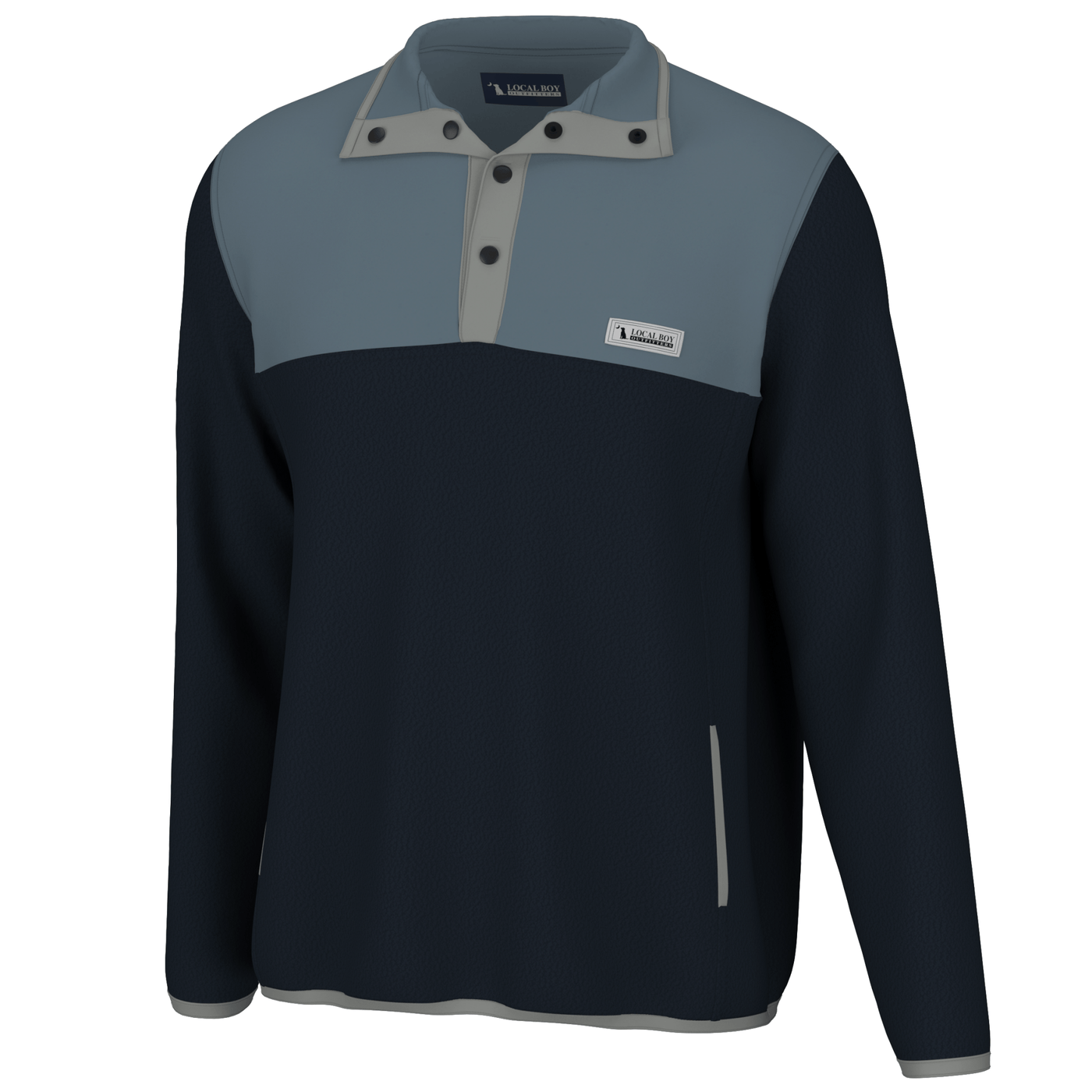 Local Boy Quarter Snap Pullover - NLB - Mercantile213