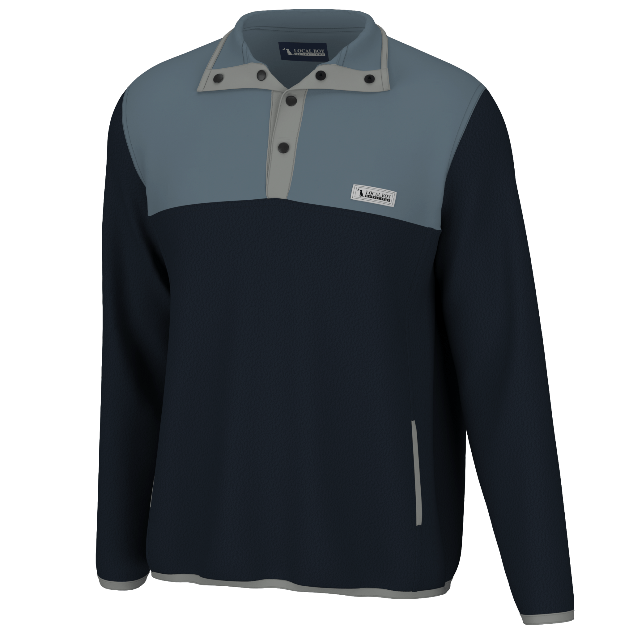 Local Boy Quarter Snap Pullover - NLB - Mercantile213