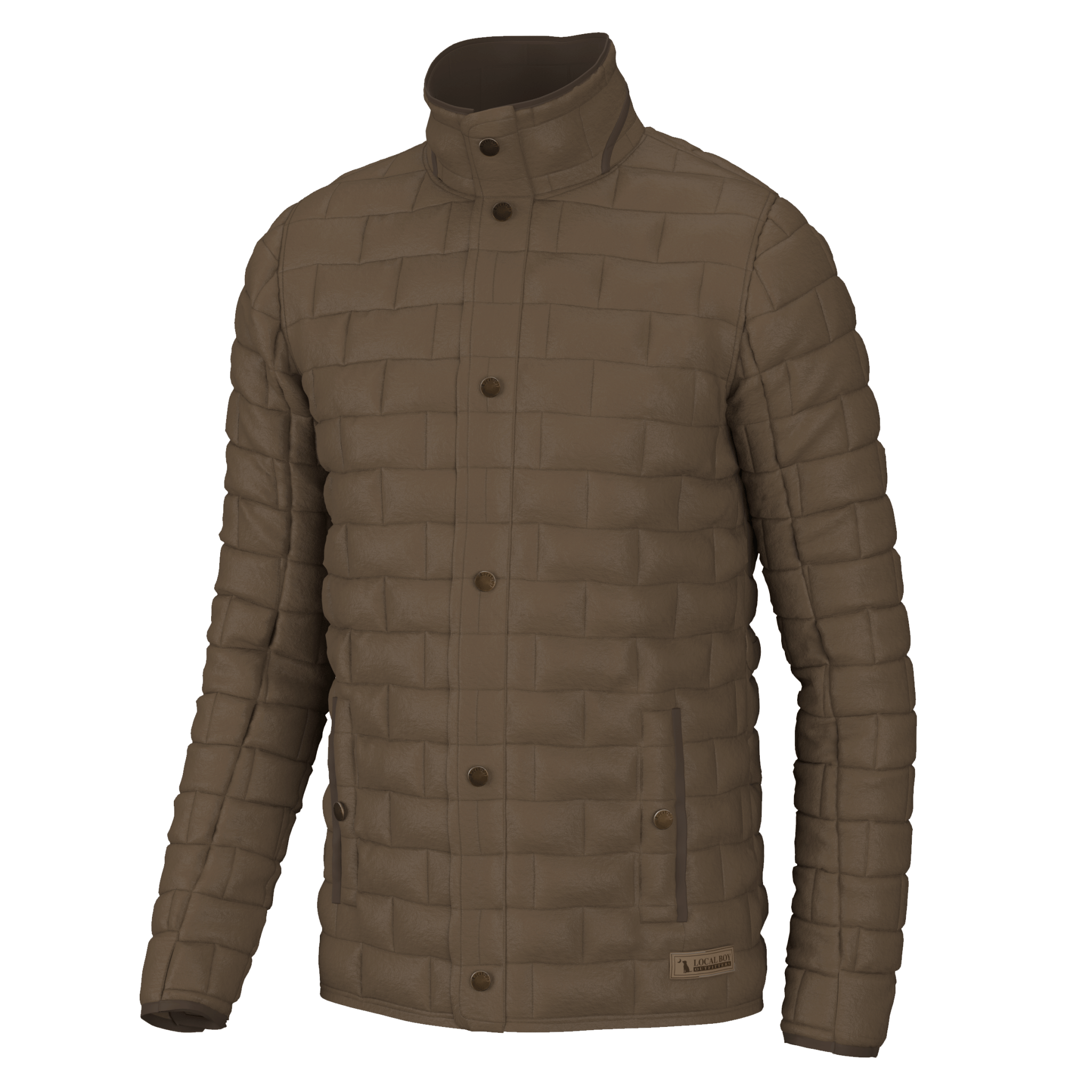 Local Boy Quilted Brick Jacket - MCA - Mercantile213