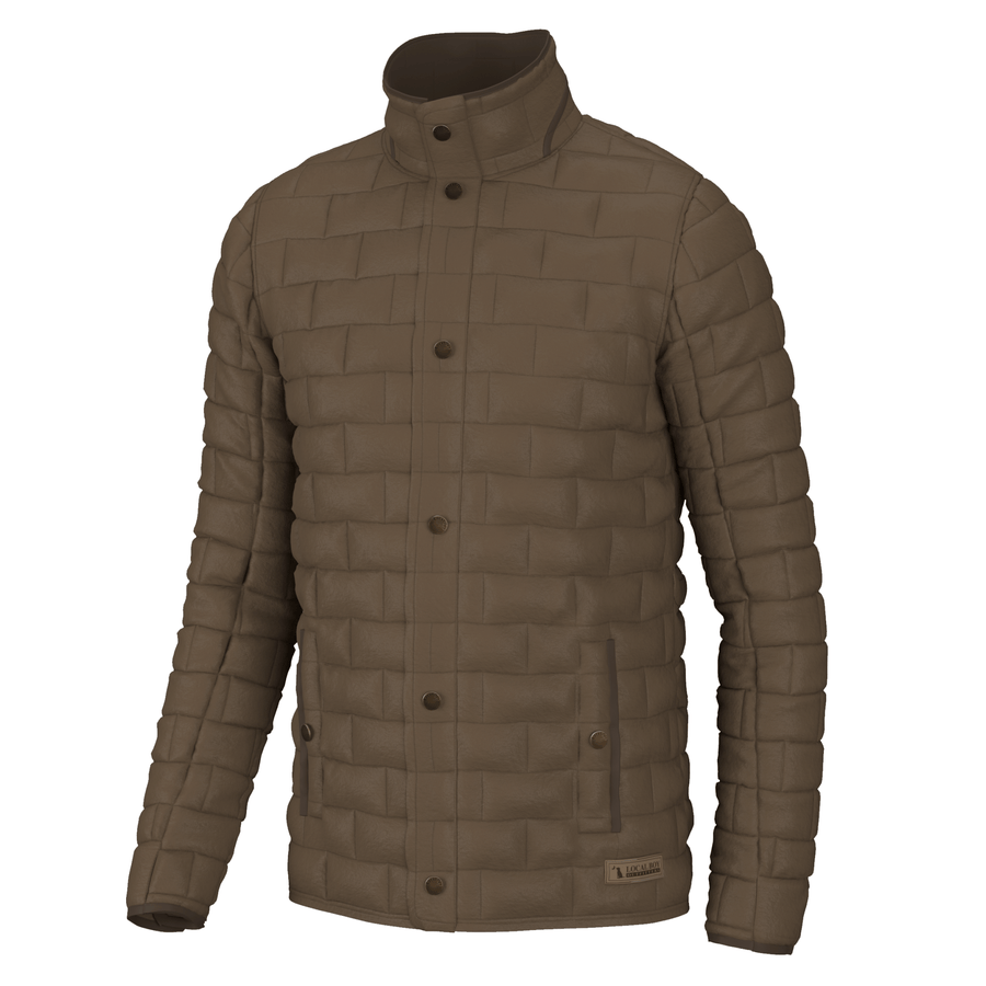 Local Boy Quilted Brick Jacket - MCA - Mercantile213