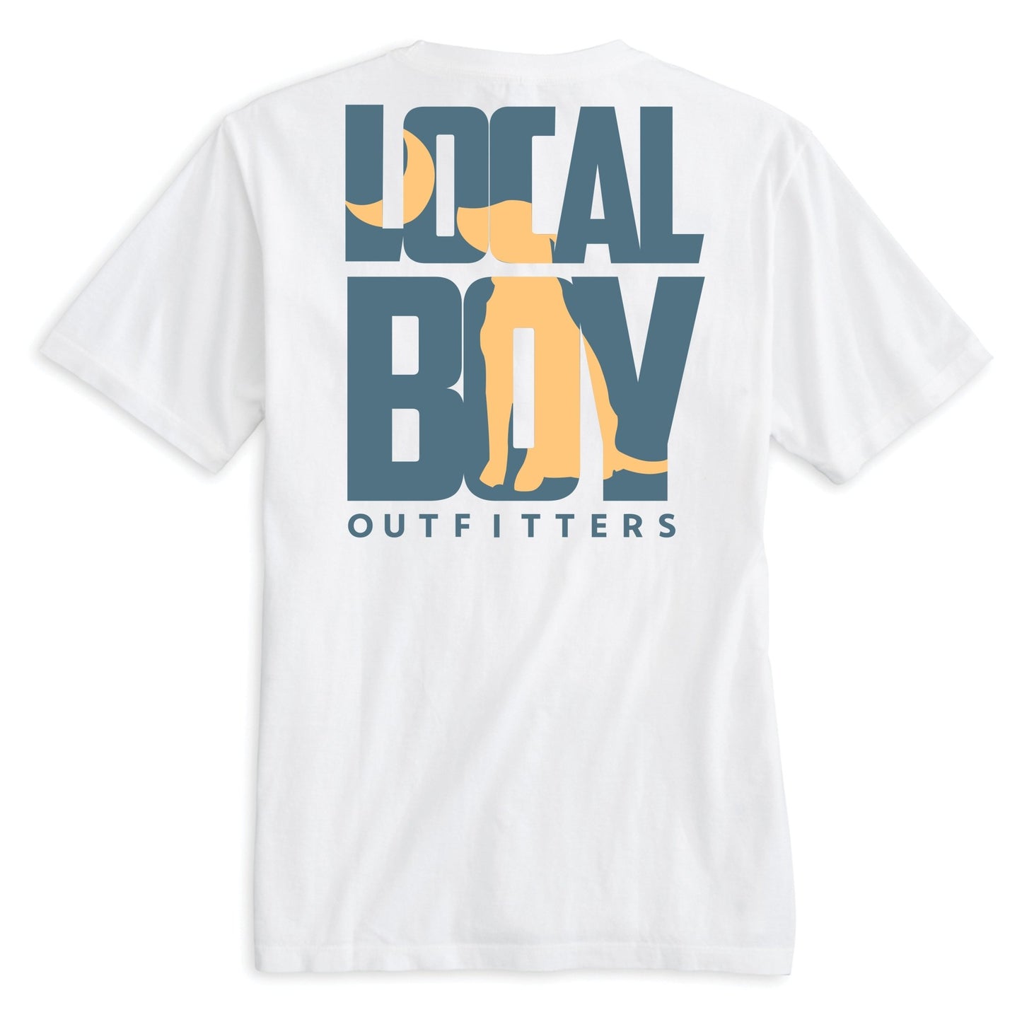 Local Boy Tee - Big Text - WHT - Mercantile213