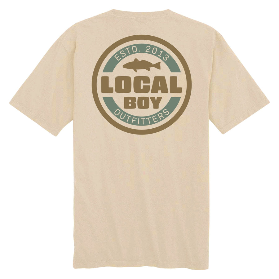 Local Boy Tee - Classic Red - Latte - Mercantile213
