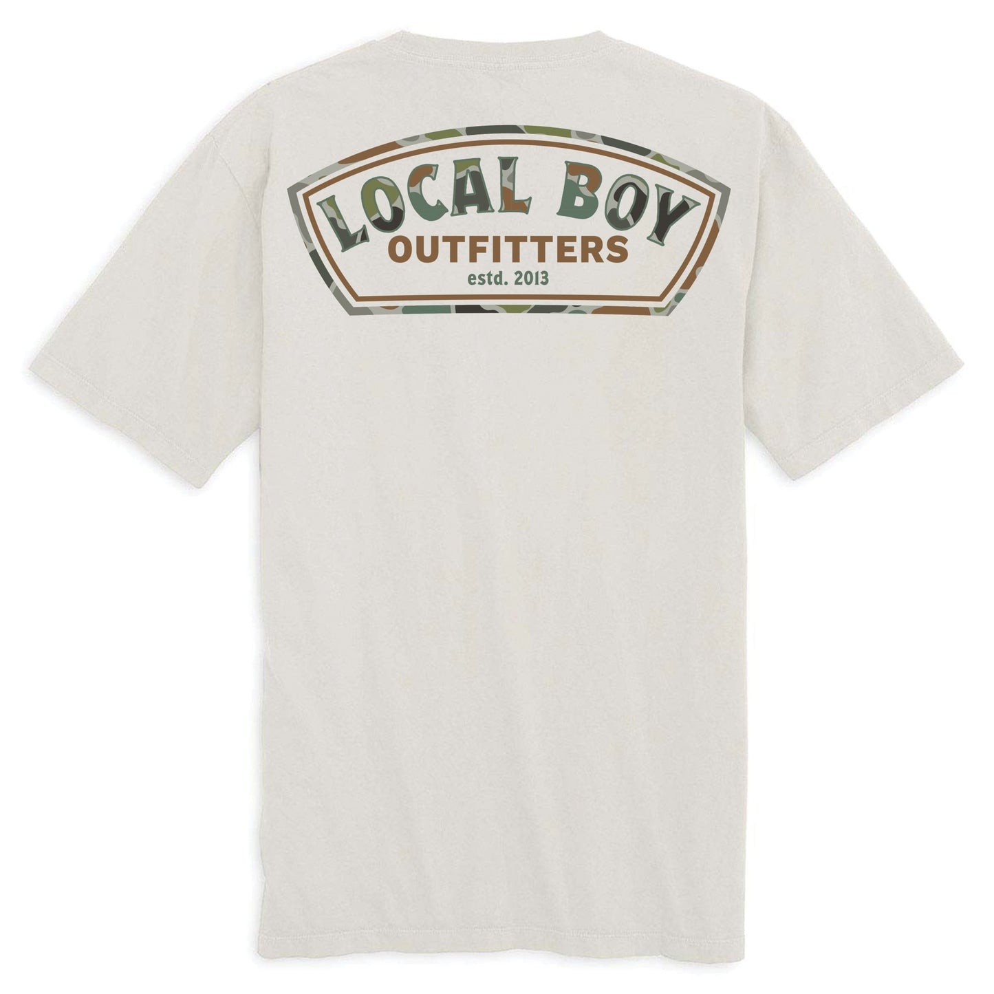 Local Boy Tee - Forest Camo Label - SIL - Mercantile213