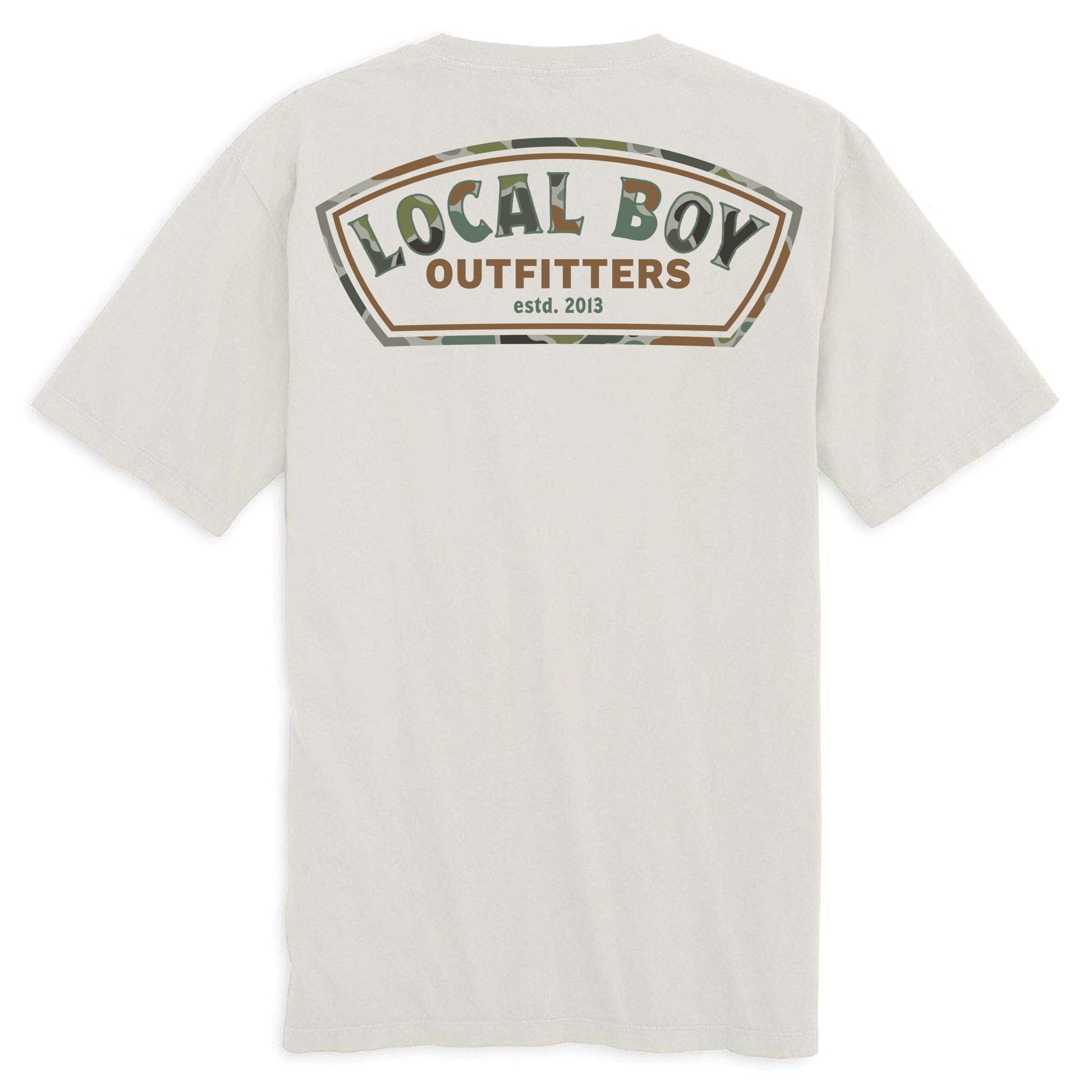 Local Boy Tee - Forest Camo Label - SIL - Mercantile213