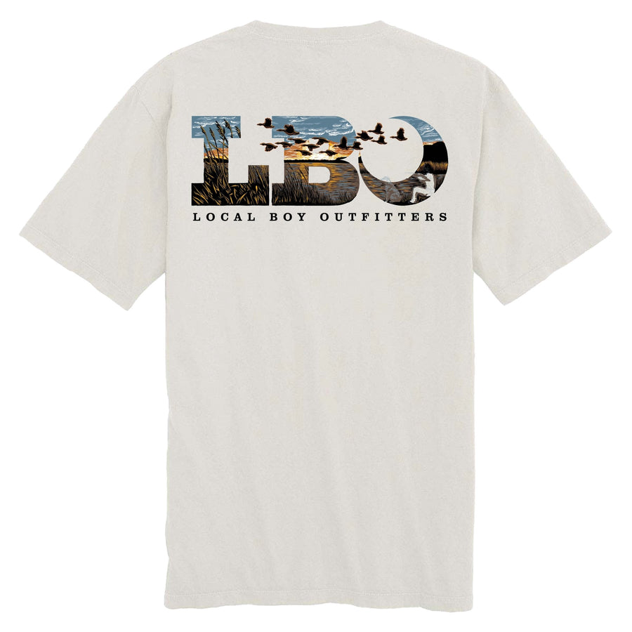 Local Boy Tee - LBO Marsh Scene - SIL - Mercantile213