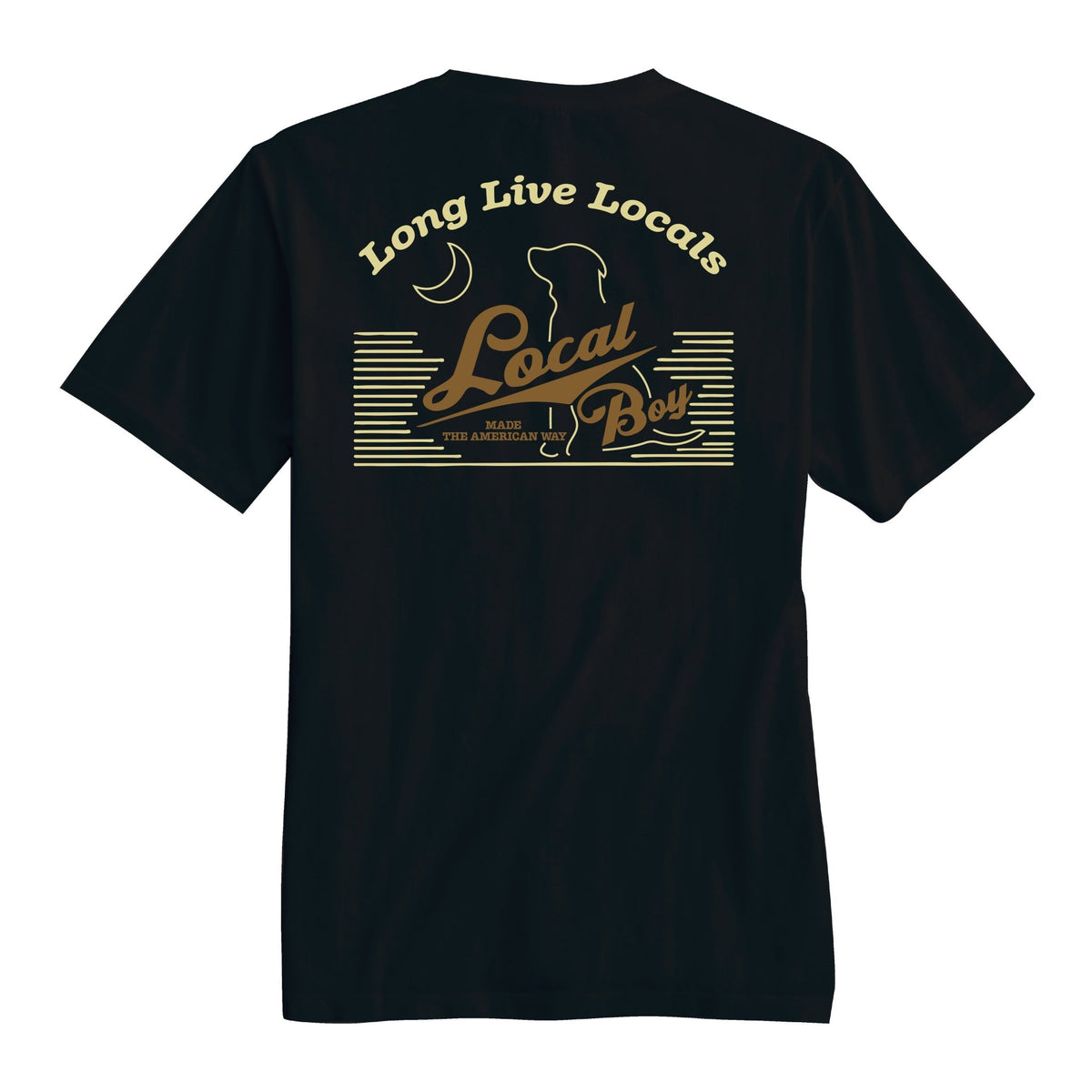 Local Boy Tee- Local Lite- BLK - Mercantile213