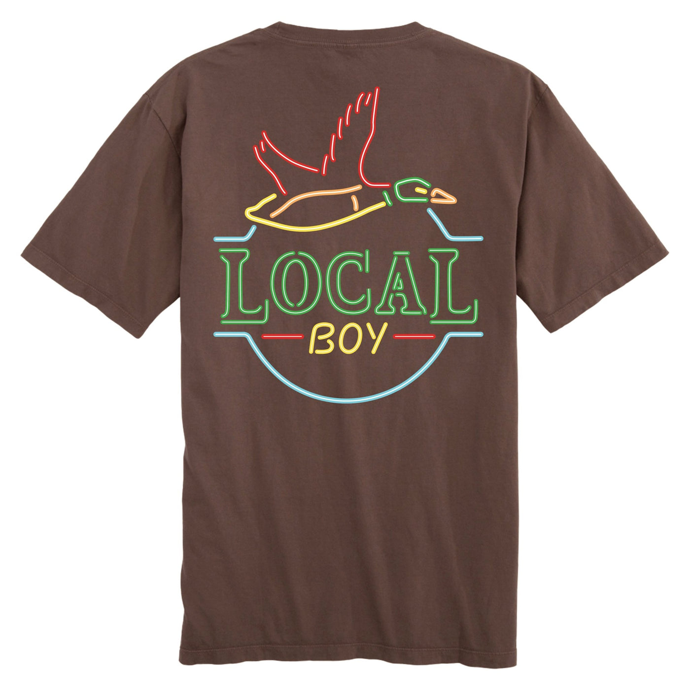 Local Boy Tee - Neon Duck Latte - ESO - Mercantile213
