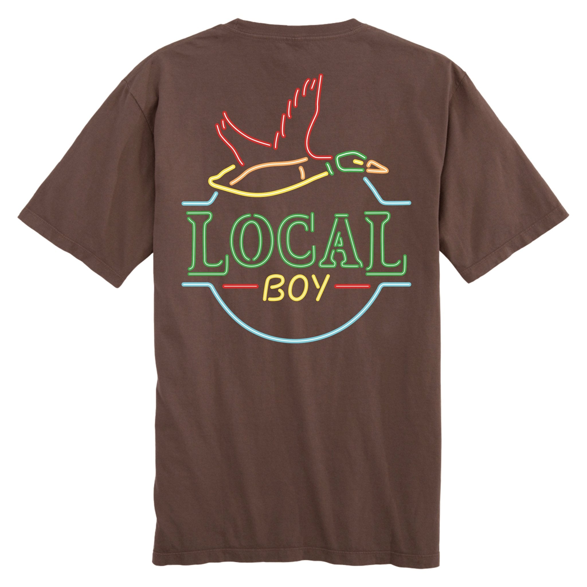Local Boy Tee - Neon Duck Latte - ESO - Mercantile213