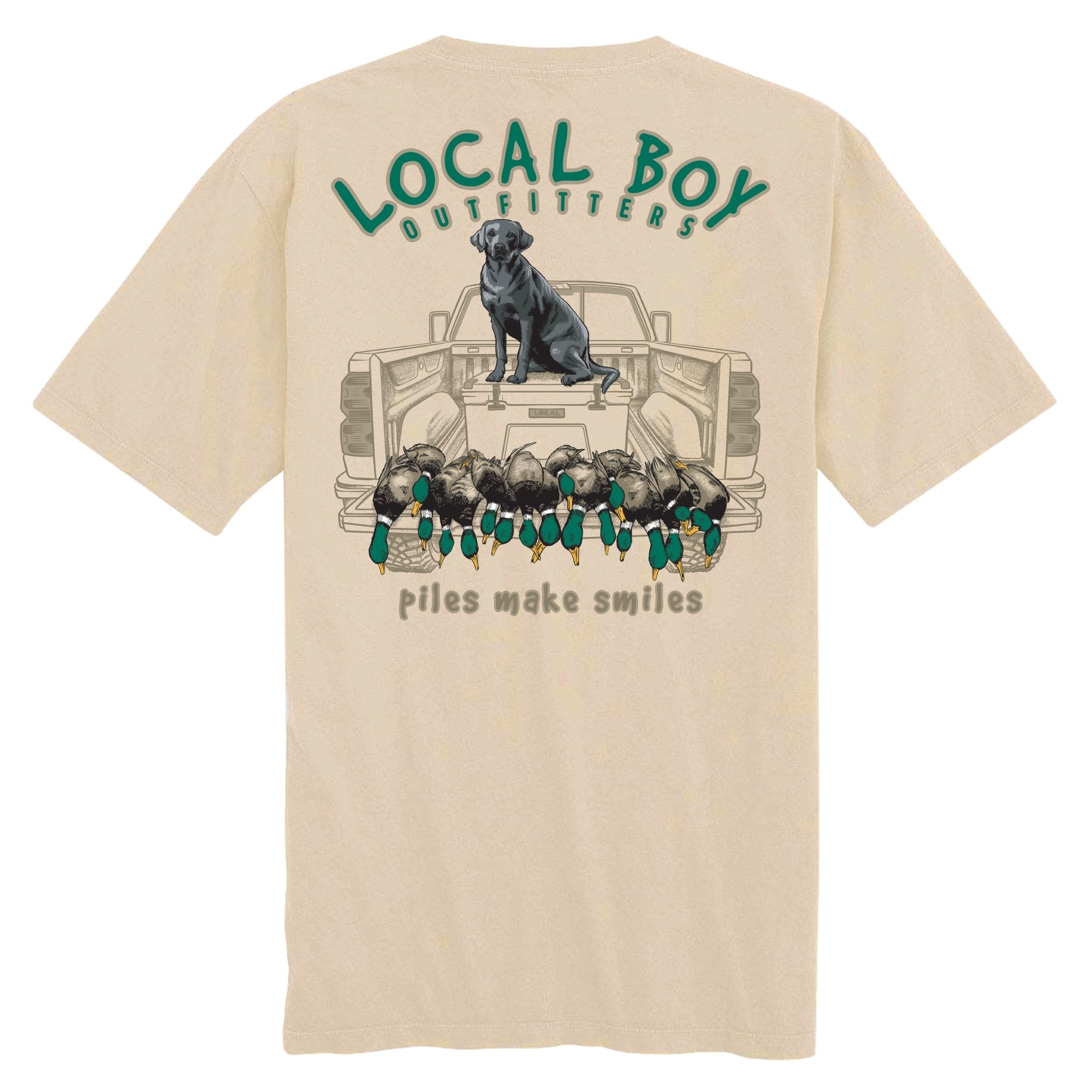 Local Boy Tee - Piles Make Smiles - LAT - Mercantile213