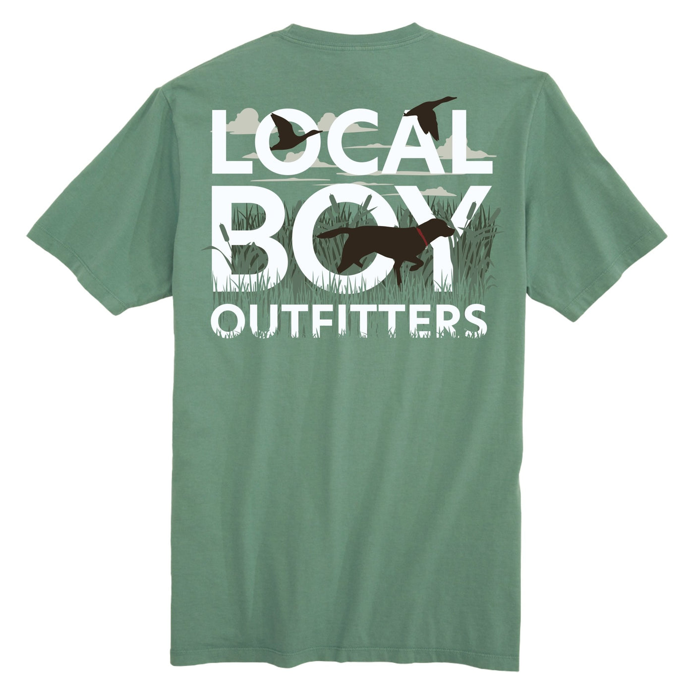 Local Boy Tee - River Text and Tail - LTG - Mercantile213