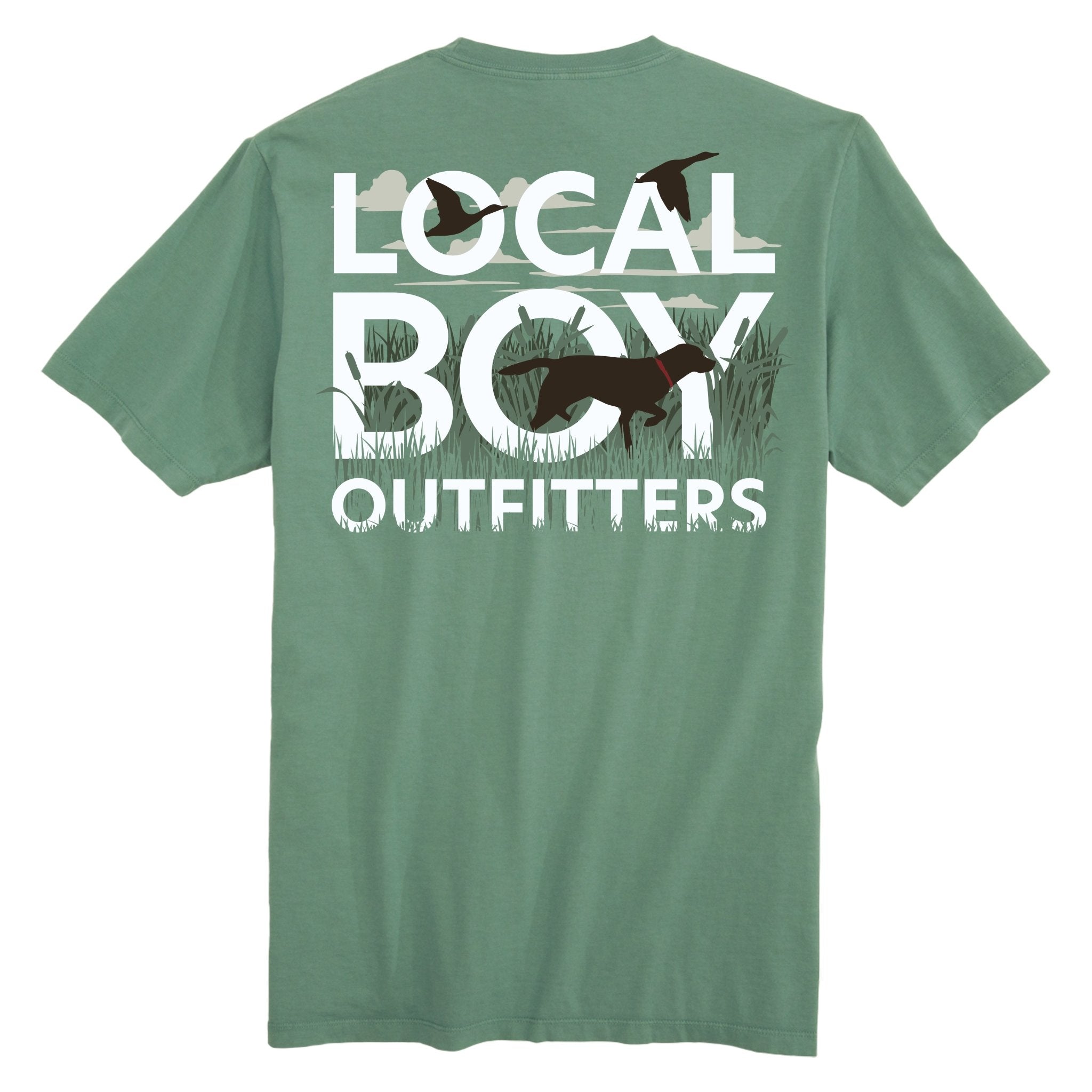 Local Boy Tee - River Text and Tail - LTG - Mercantile213