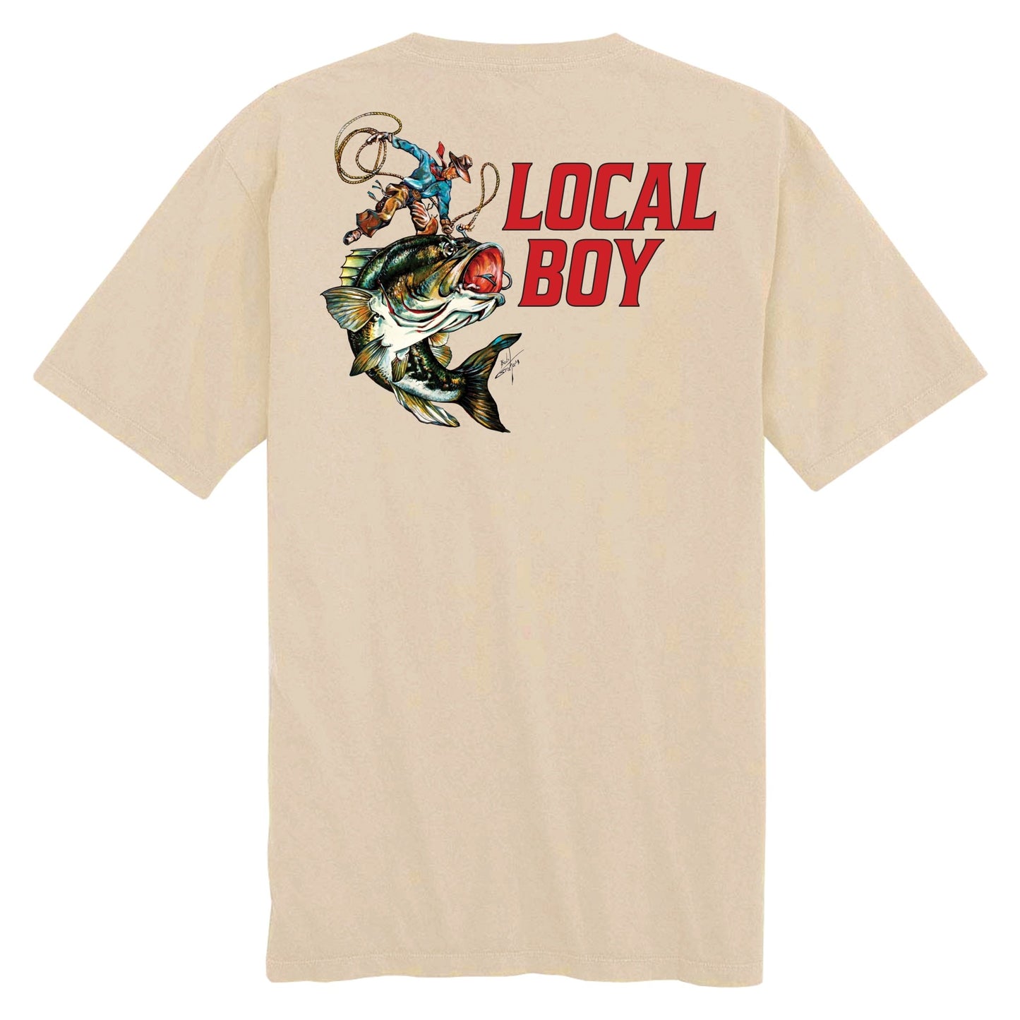 Local Boy Tee - Seahaw Bass - Mercantile213