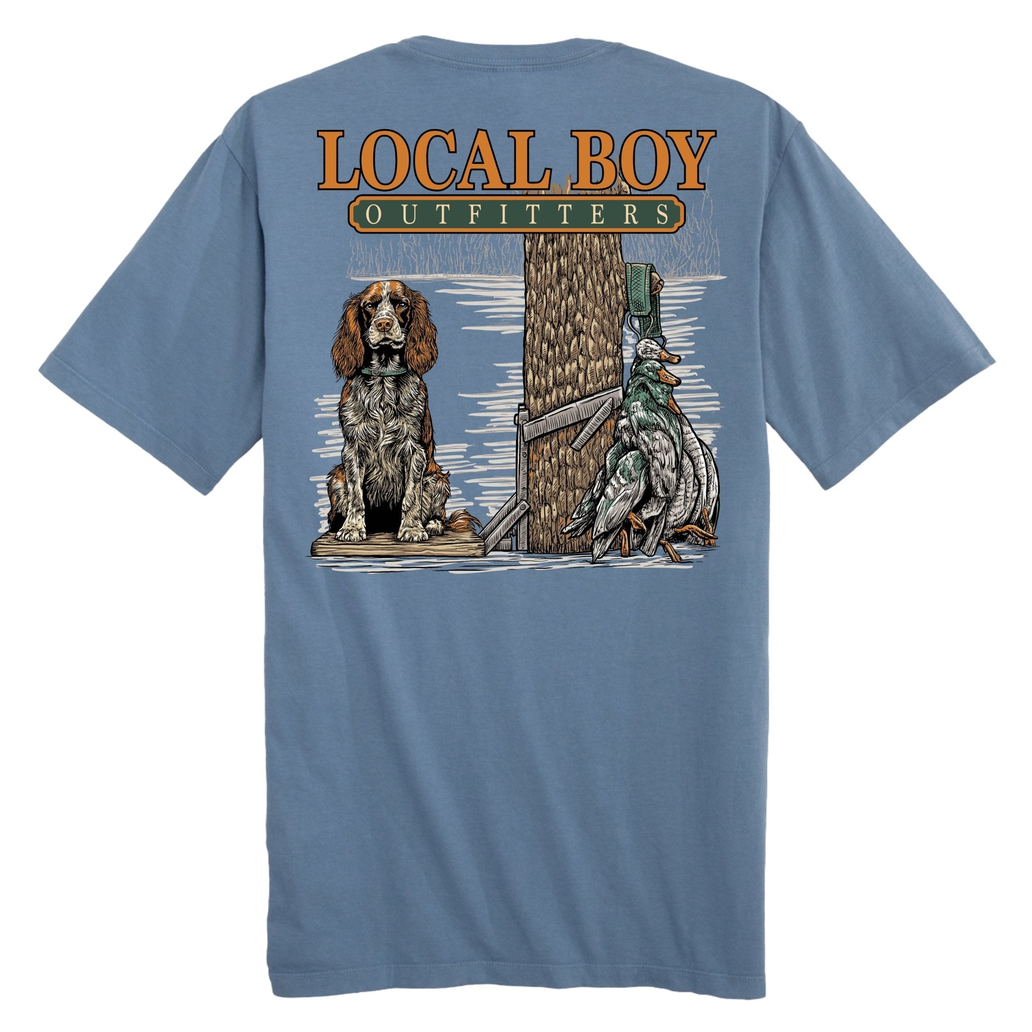 Local Boy Tee - Spaniel Stand - SLT - Mercantile213