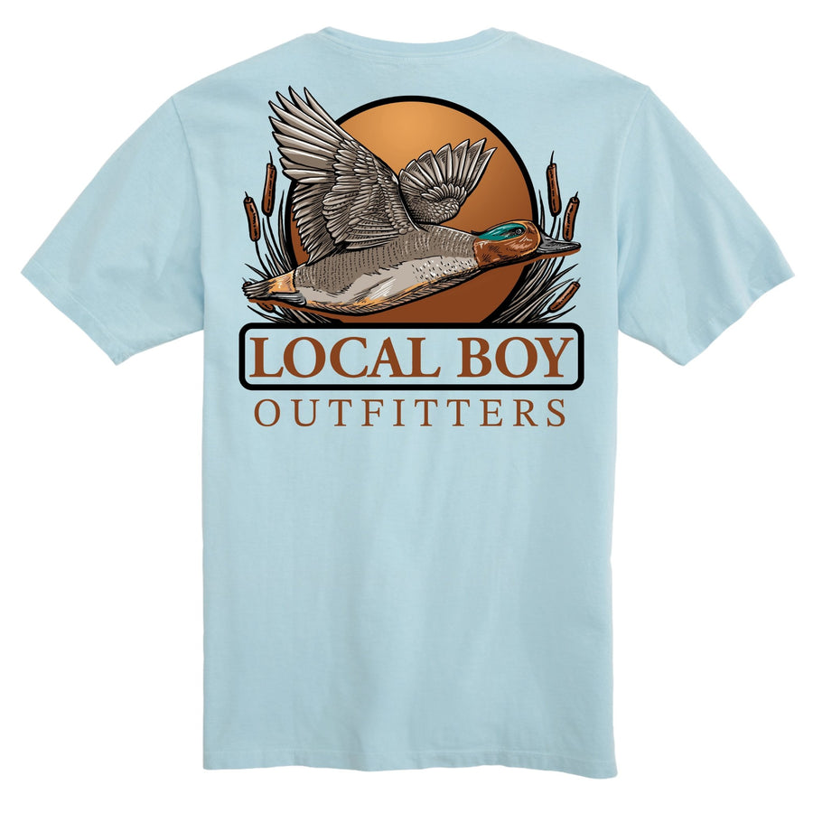 Local Boy Tee - Teal Tails - CBY - Mercantile213