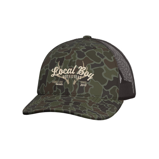 Local Boy Trucker Hat - Antler Arch - LCO - Mercantile213