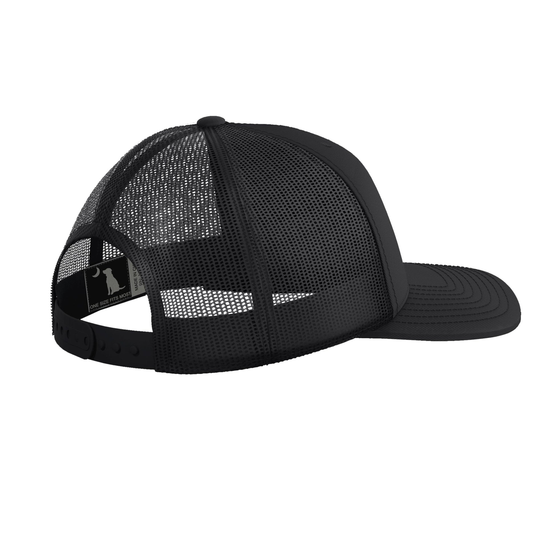 Local Boy Trucker Hat - Fish Bones - BLK - Mercantile213