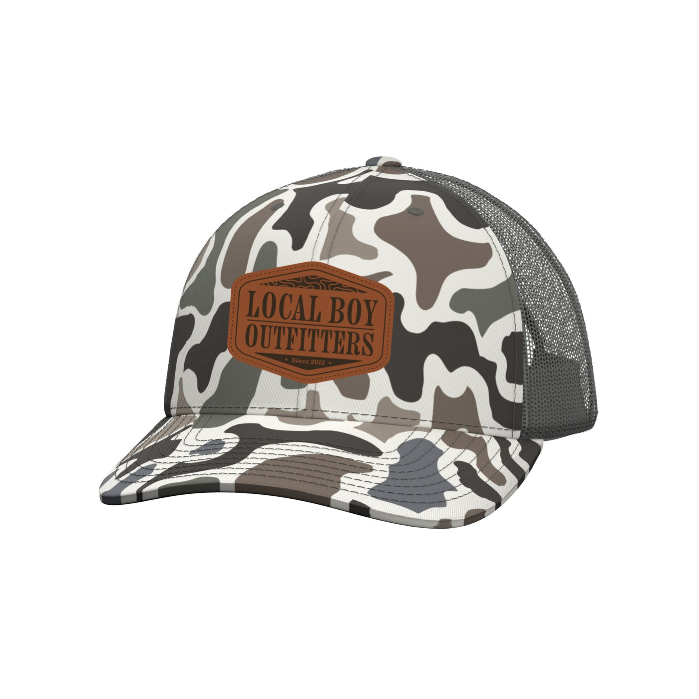 Local Boy Trucker Hat - TOPO Leather Patch - LCF - Mercantile213