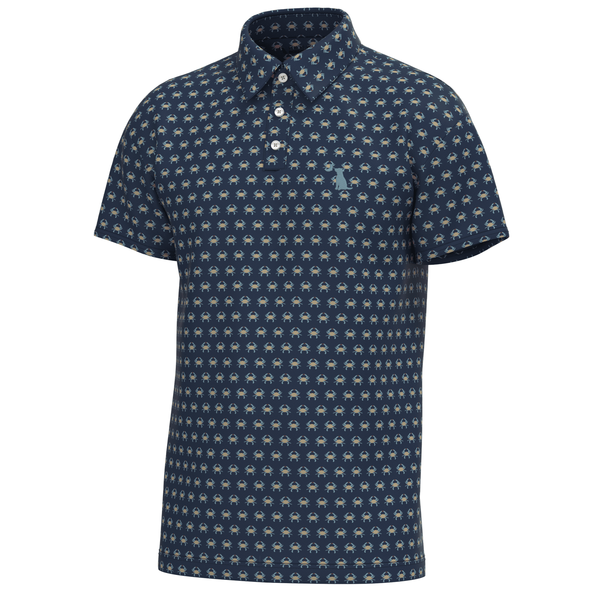 Local Boy Youth Dirty Myrtle Polo - Blue Crab - Mercantile213