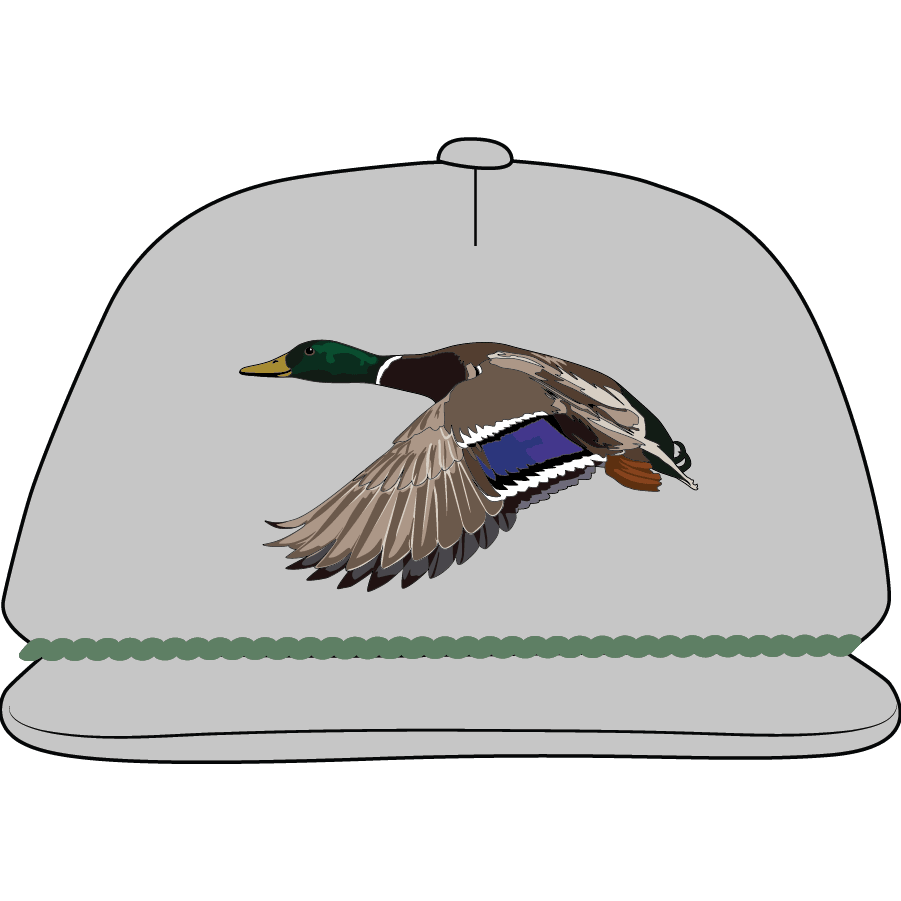 Local Boy Youth LP Rope Hat - Mr Mallard CGRY - Mercantile213