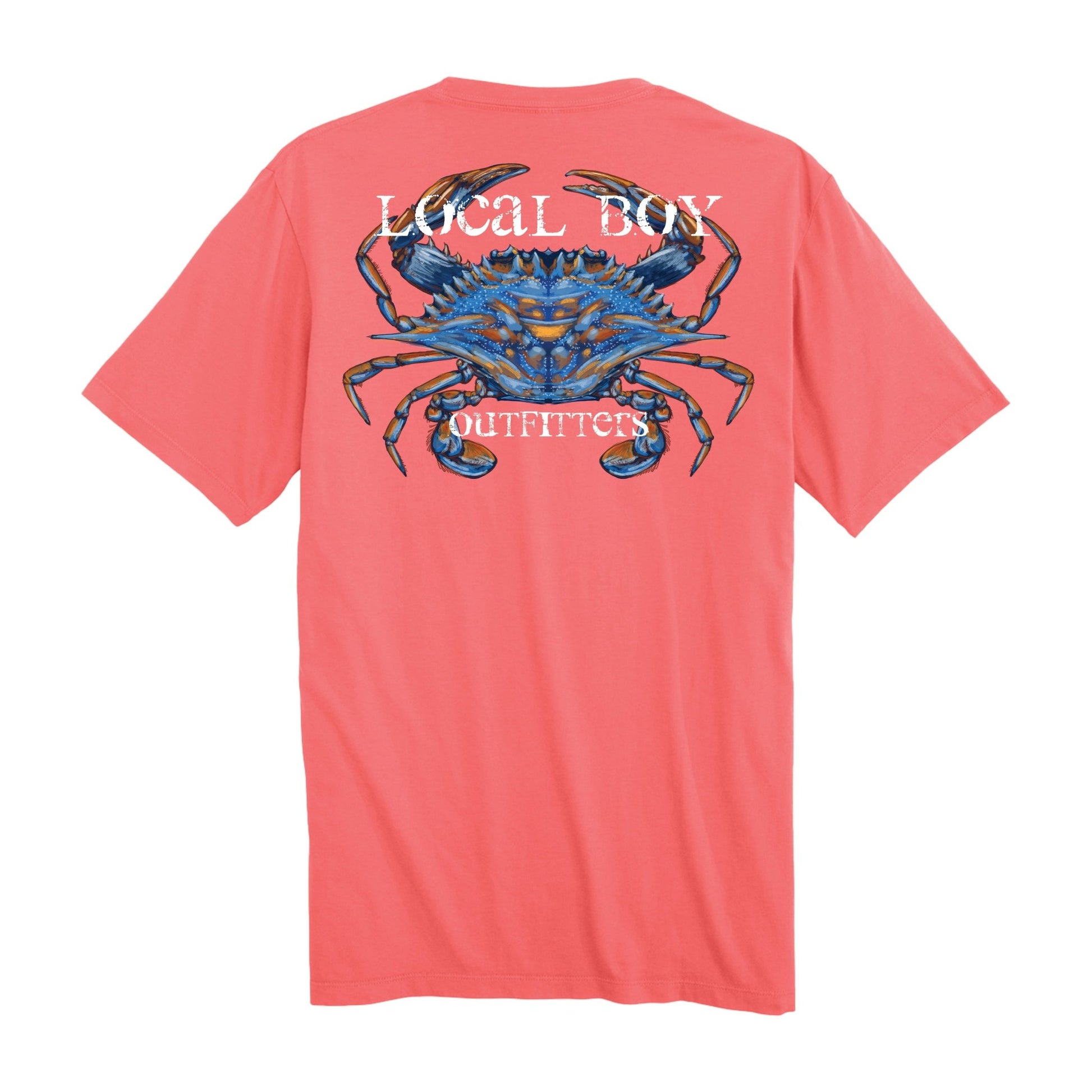 Local Boy Youth Tee - Painted Blue Crab - Mercantile213