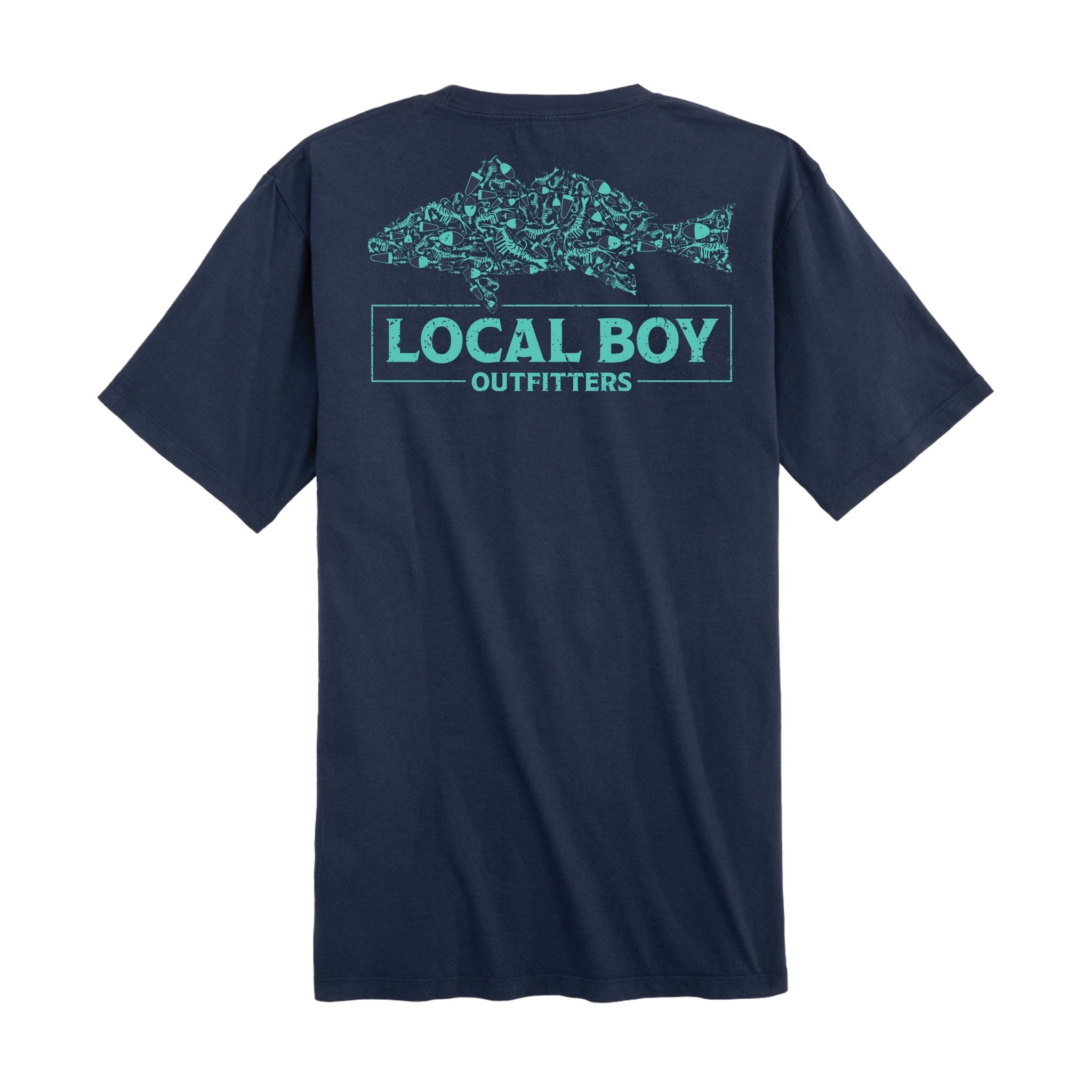 Local Boy Youth Tee - Redfish Lures - Mercantile213