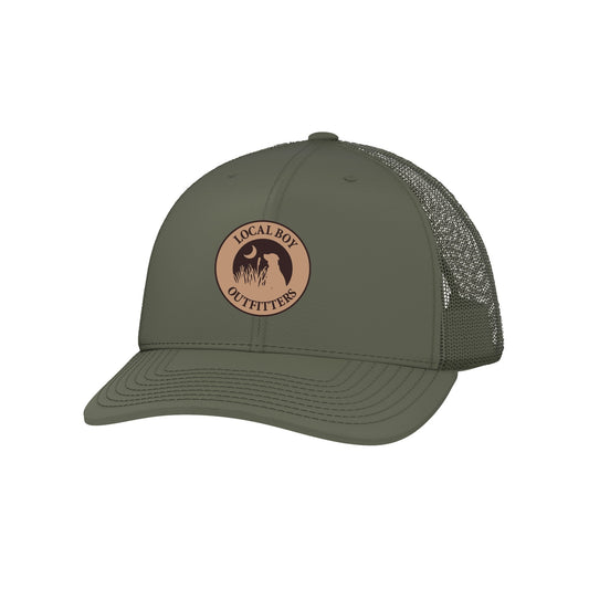 Local Boy Youth Trucker Hat - Leather Patch - LDN - Mercantile213