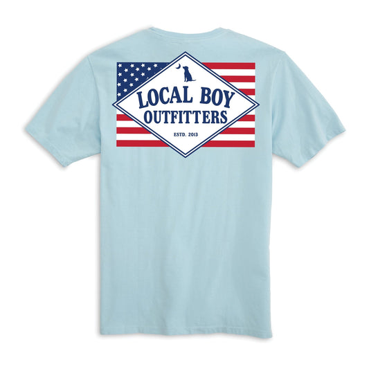 Local Boy Yth Founders Flag America - Mercantile213