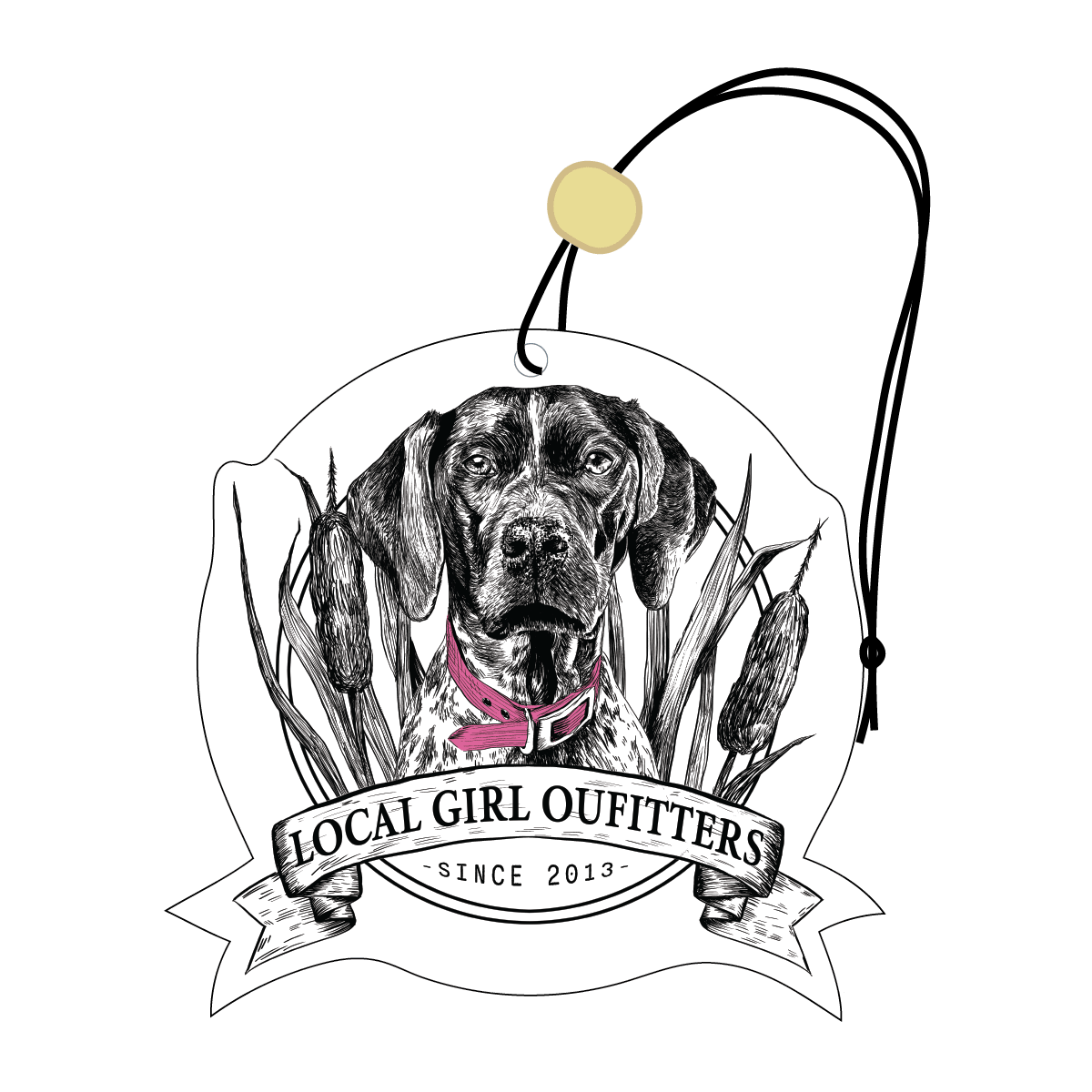 Local Girl Air Freshener - Classic GSP - Mercantile213