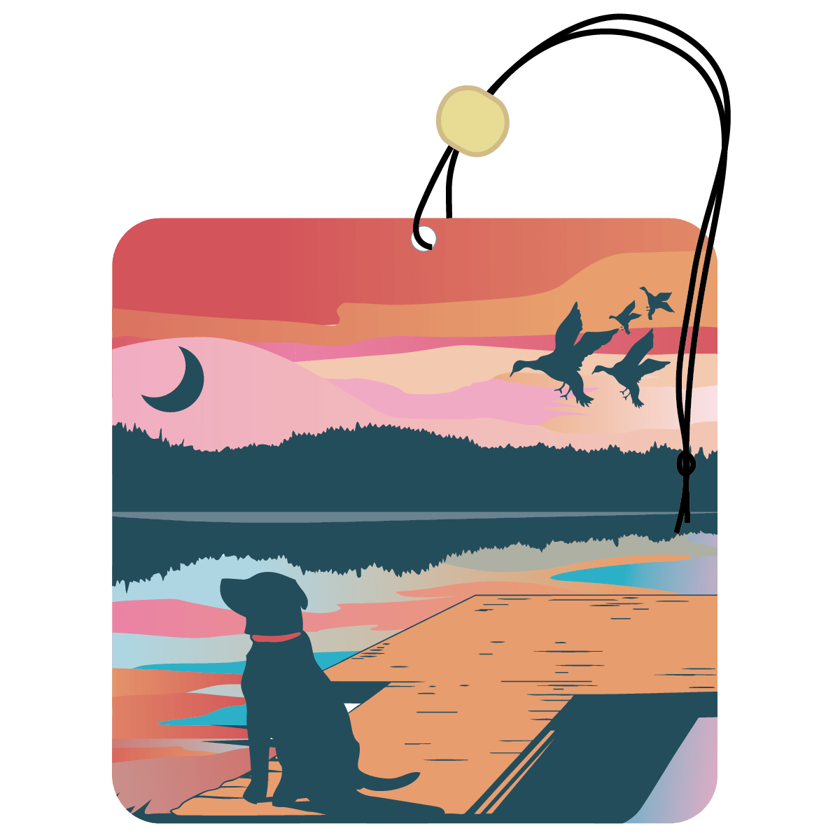 Local Girl Air Freshener - Lab on Dock - Mercantile213