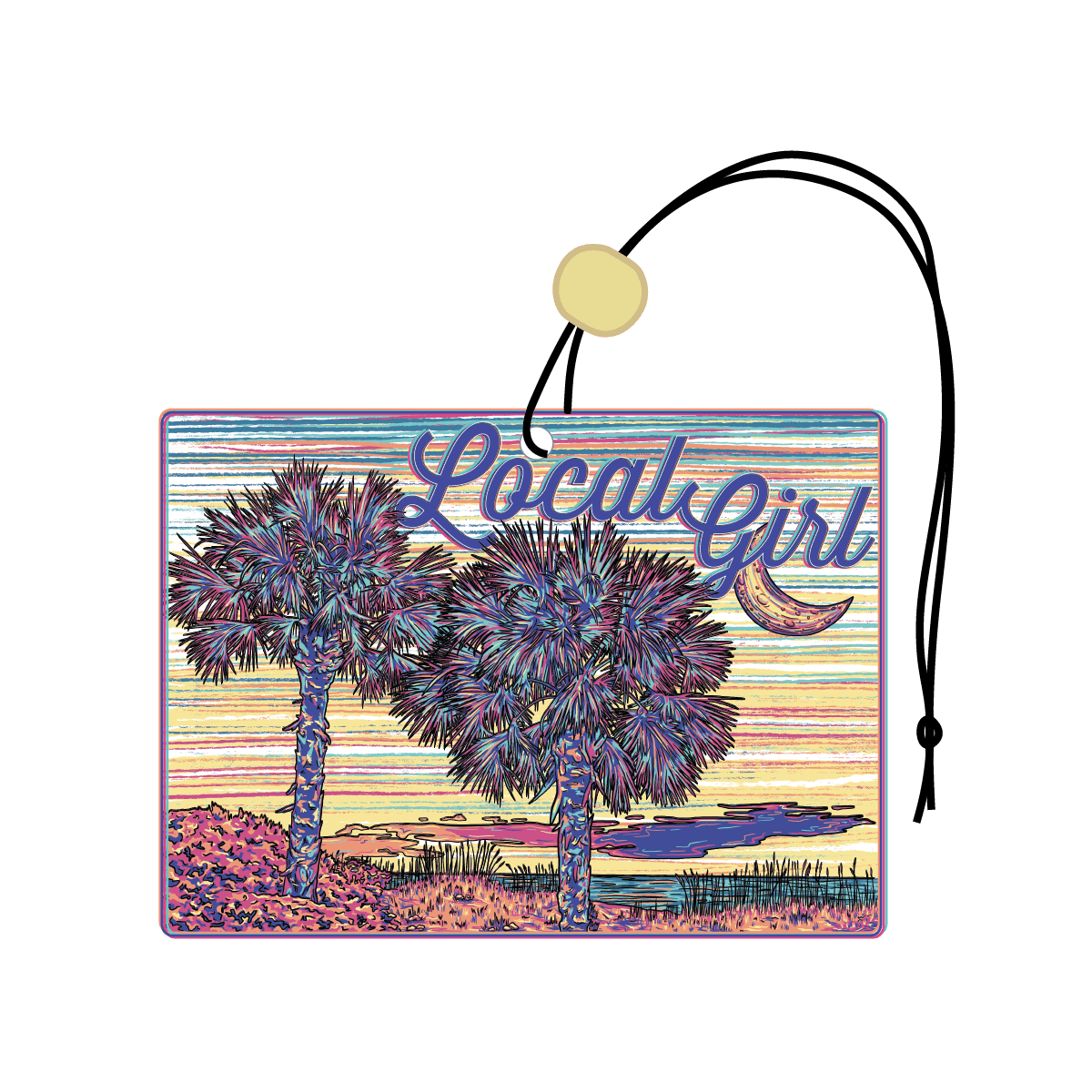 Local Girl Air Freshener - Palmetto - Mercantile213